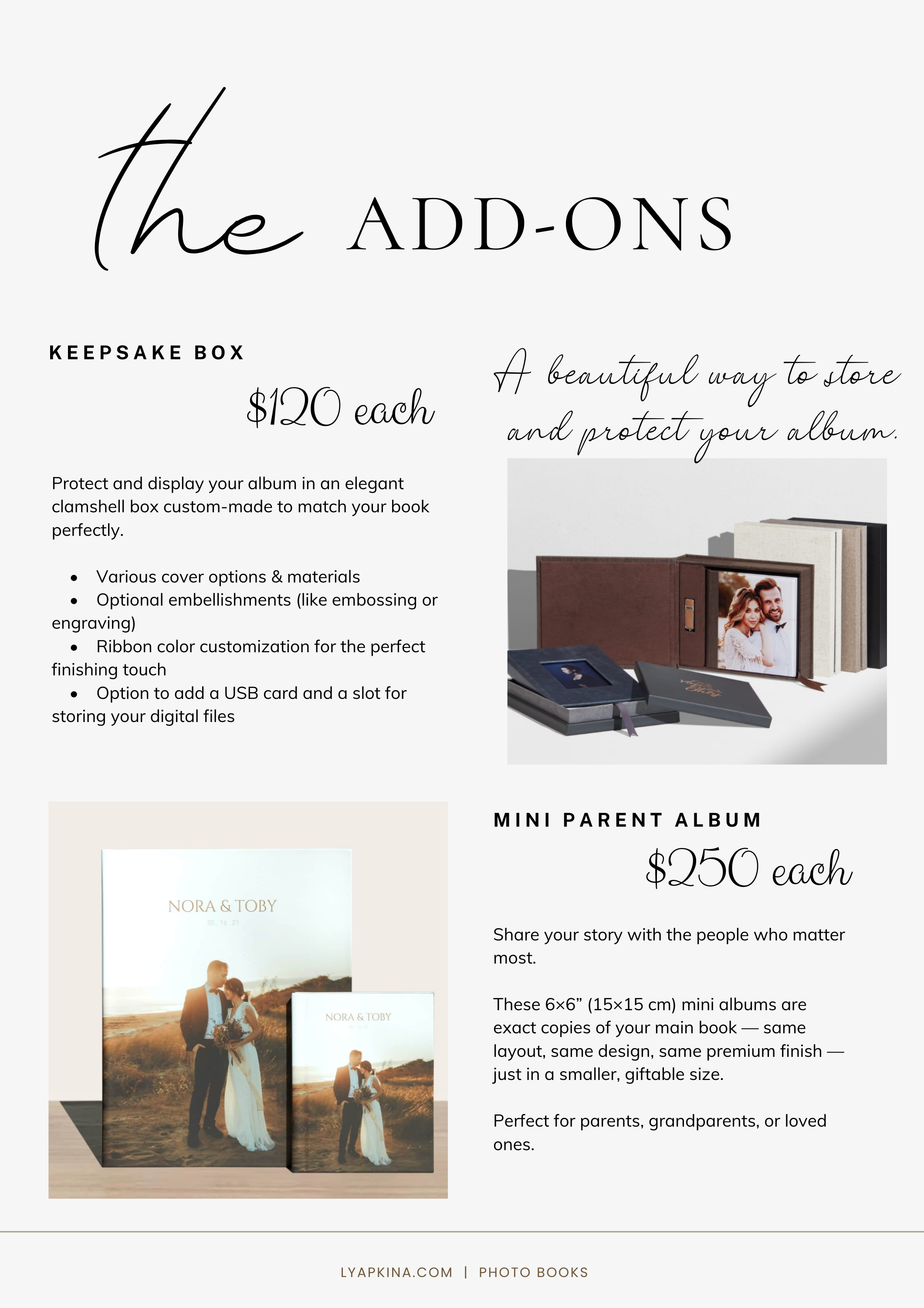 Photo Books. Wedding and Event photographer in Los Angeles