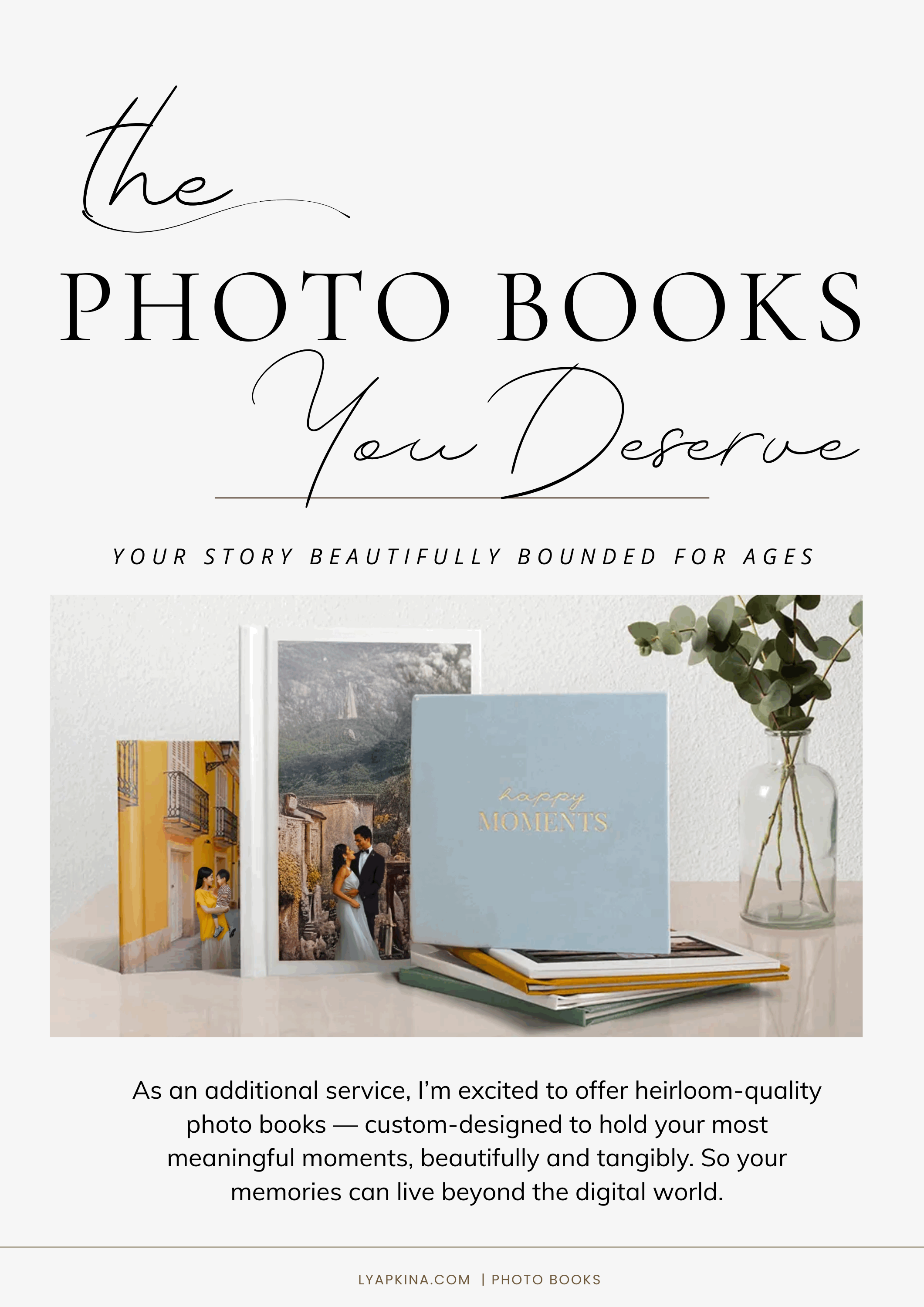 Photo Books. Wedding and Event photographer in Los Angeles