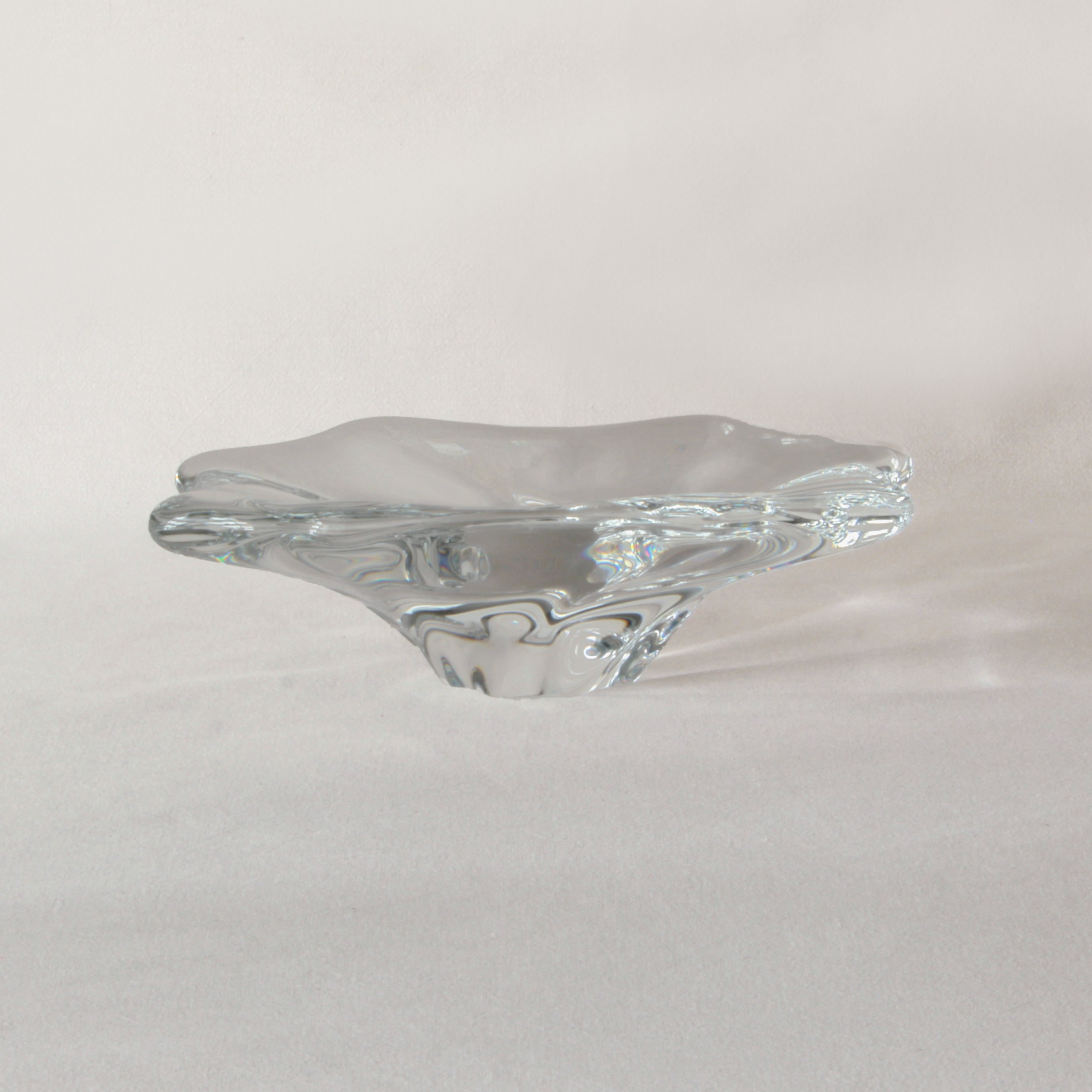 Vase "Baccarat" is a small antique crystal vase from France at the beginning of the 20th century