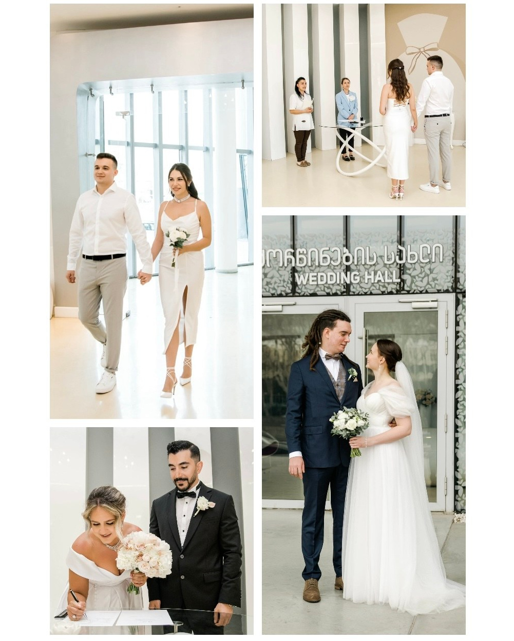 Дом юстиции (Белый зал) ЗАГС в Тбилиси. Свадебные фотографы в Грузии, Армении. Макс Коваленко и Лара Татосян. Свадебный видеограф