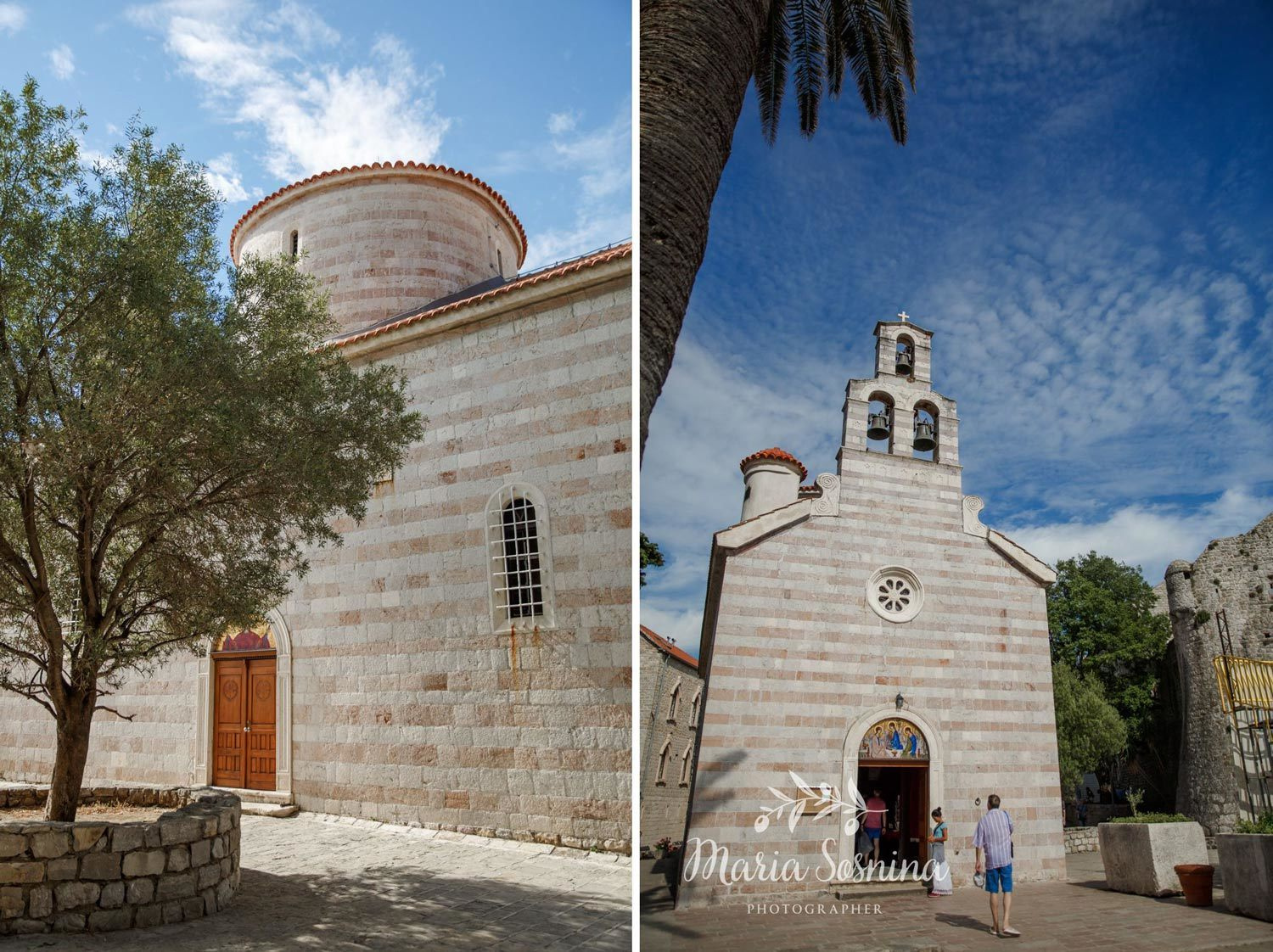 Budva Old town in Montenegro