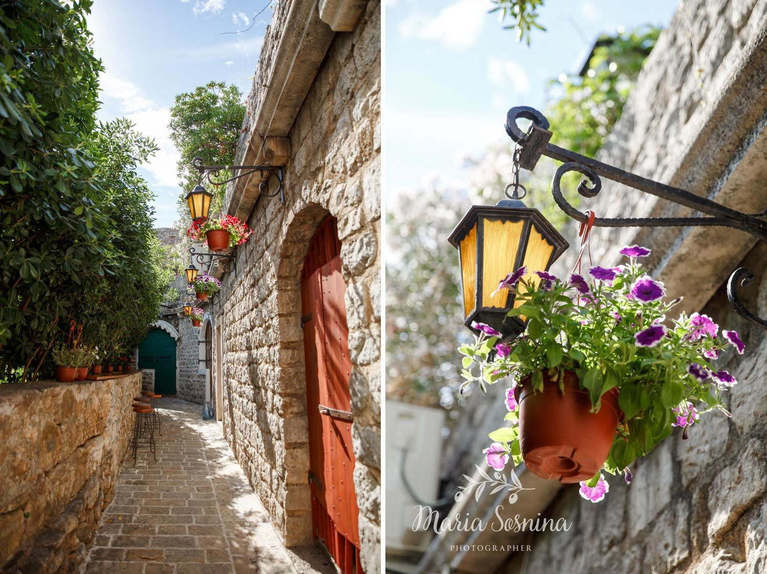 Budva Old town in Montenegro