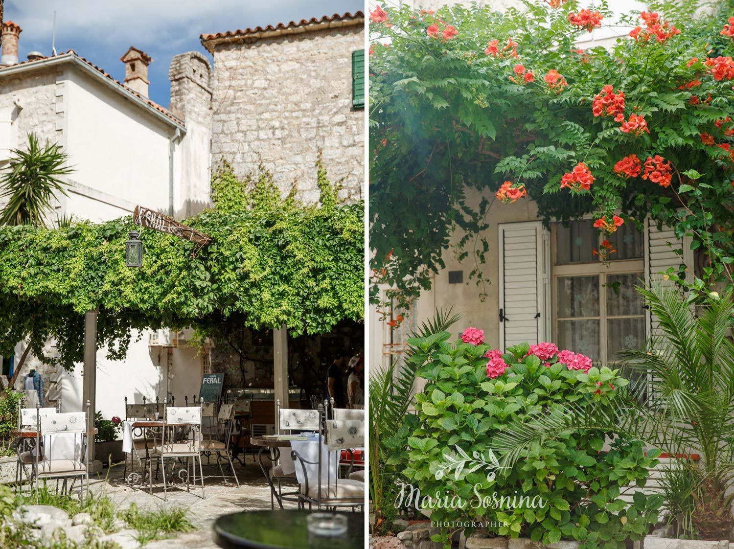 Budva Old town in Montenegro