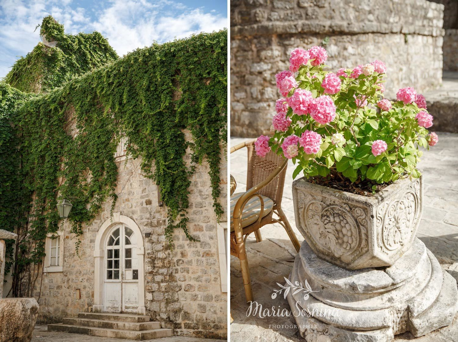 Budva Old town in Montenegro