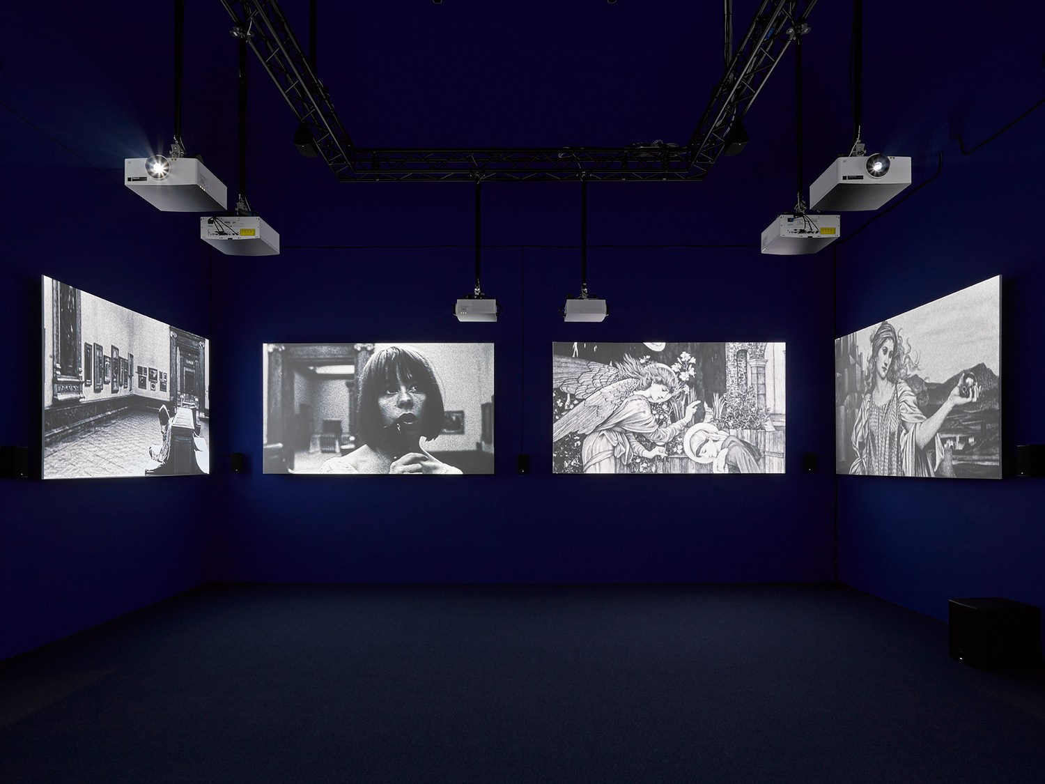 John AkomfrahListening All Night To The Rain (Canto VI), 20248 channel HD video installation with surround sound30 minutes