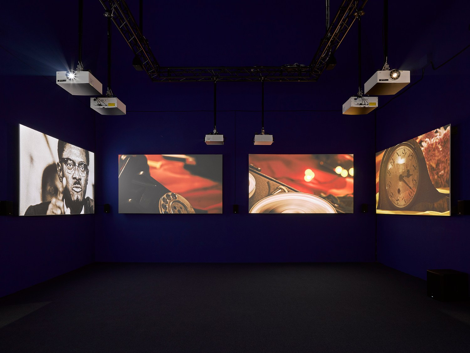 John AkomfrahListening All Night To The Rain (Canto VI), 20248 channel HD video installation with surround sound30 minutes