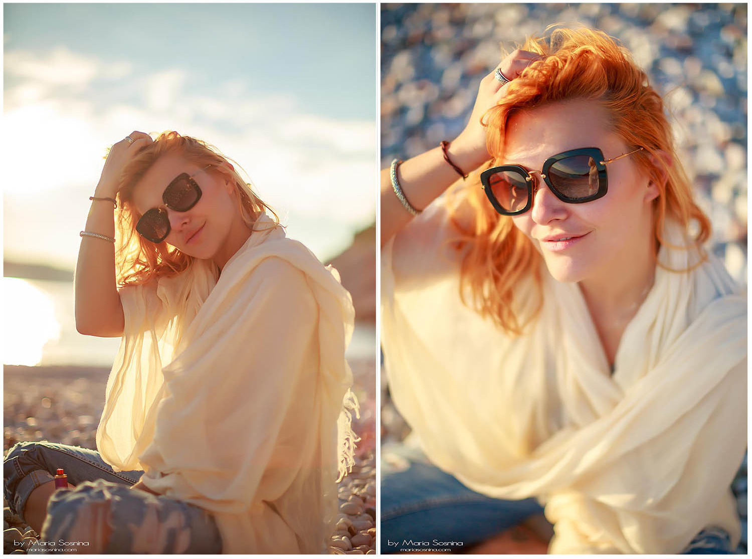 Photosession on beach Kamenovo in Montenegro