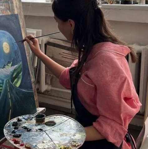 Обучение. Художник Екатерина Полякова