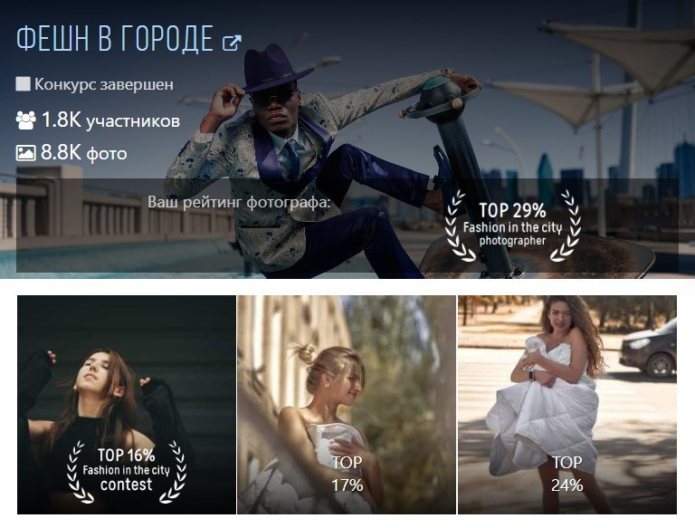 Когда Звезды Не Только на Небе. Top 16% Contest «Fashion in the City». Профессиональный Фотограф Халемонец Андрей в Кривой Рог Днепр Украина