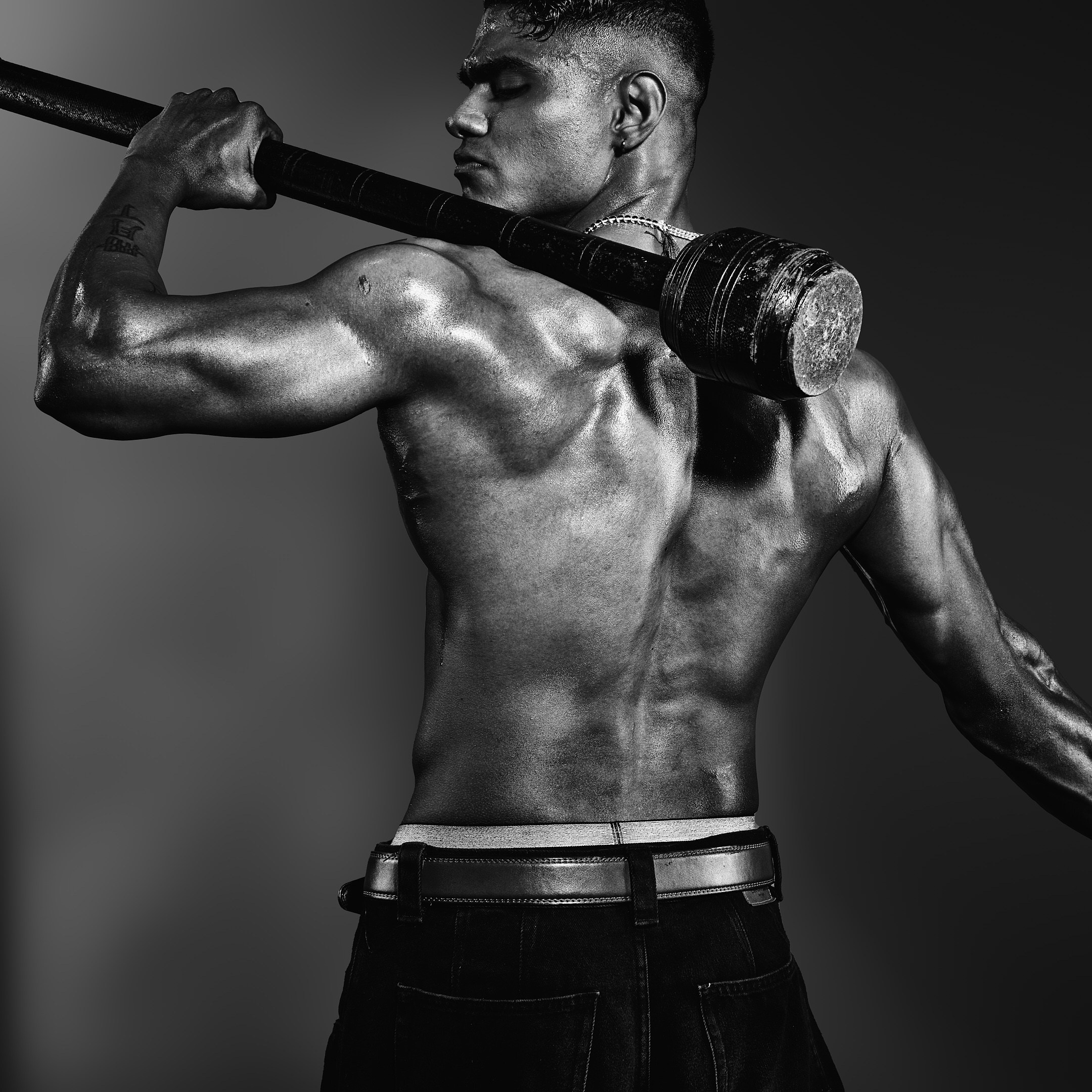 Fitness Bodybuilding studio shoot in Chennai