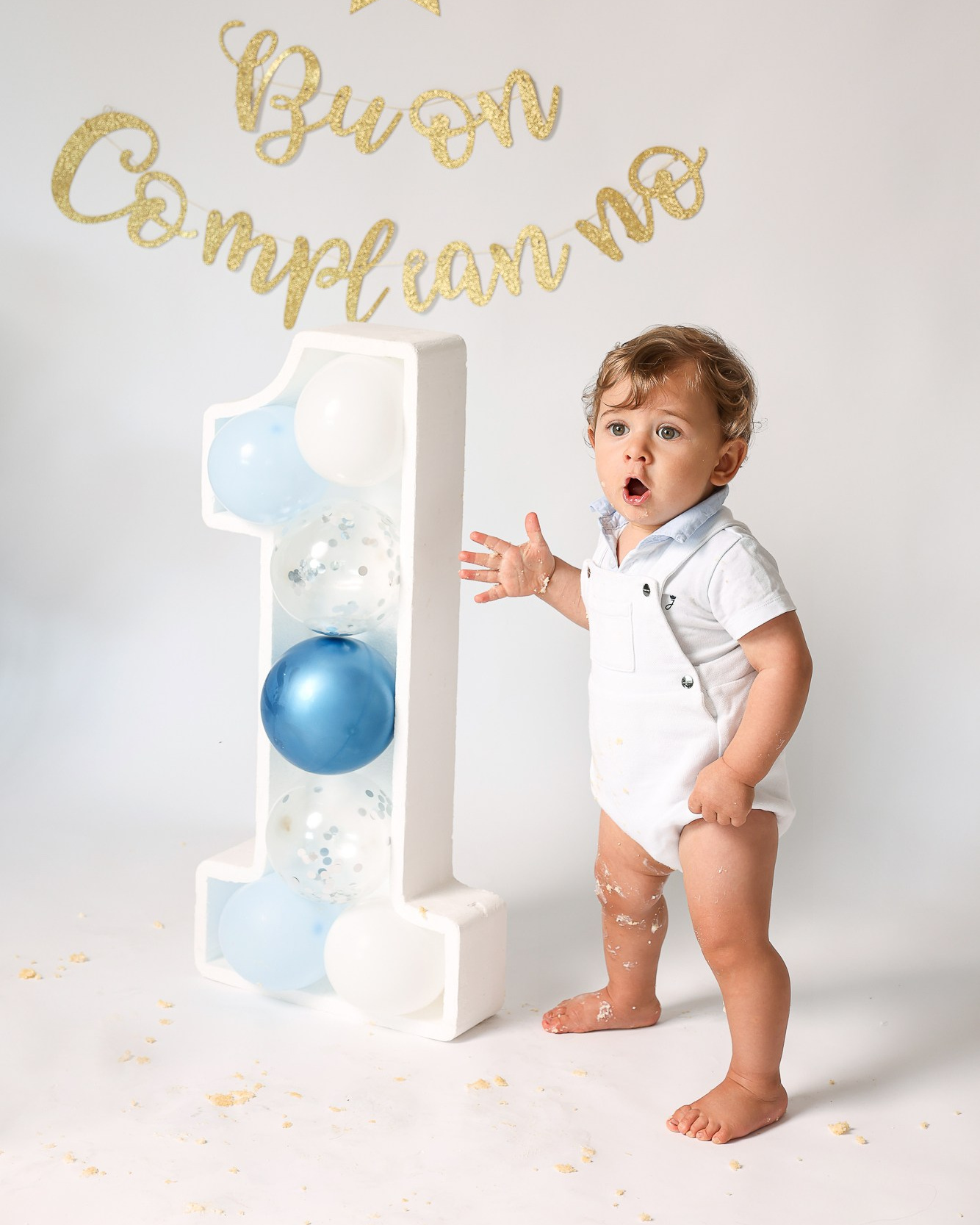 Servizi fotografici Primi compleanni, Smash Cake a Treviglio (Bergamo)