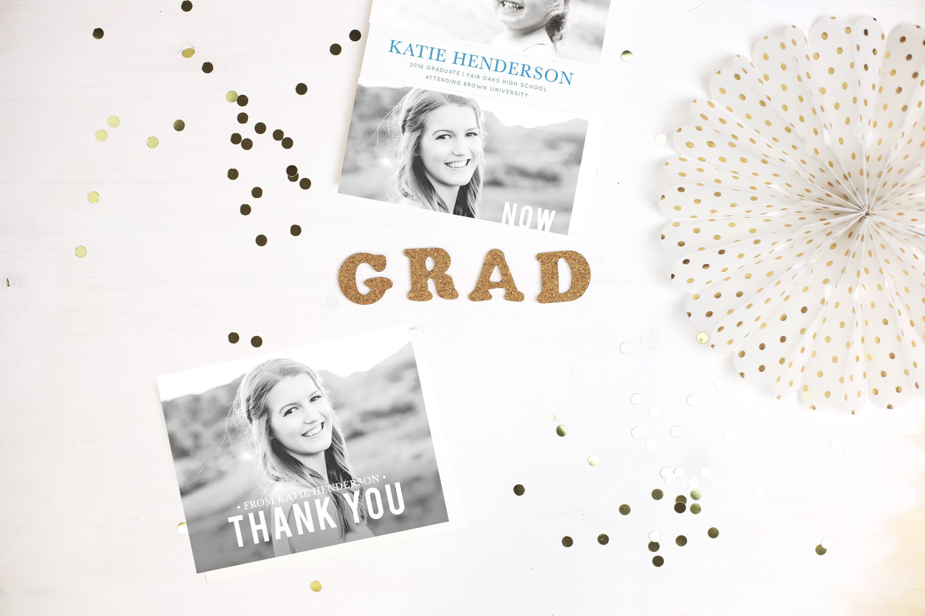 Basic Invite: Print Your Grad Party Invitations Easy. Portrait and graduation photographer Marina Simanava
