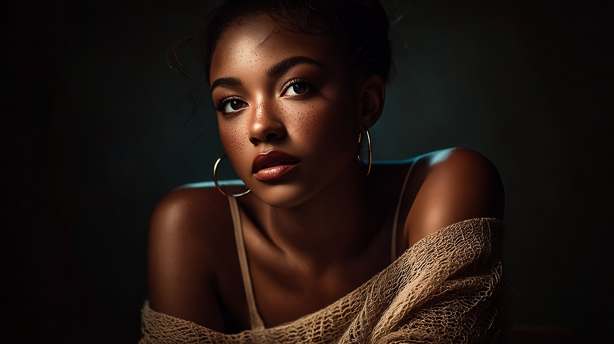 Maya at Golden Hour — Intimate Studio Portrait. Edwardsartistry