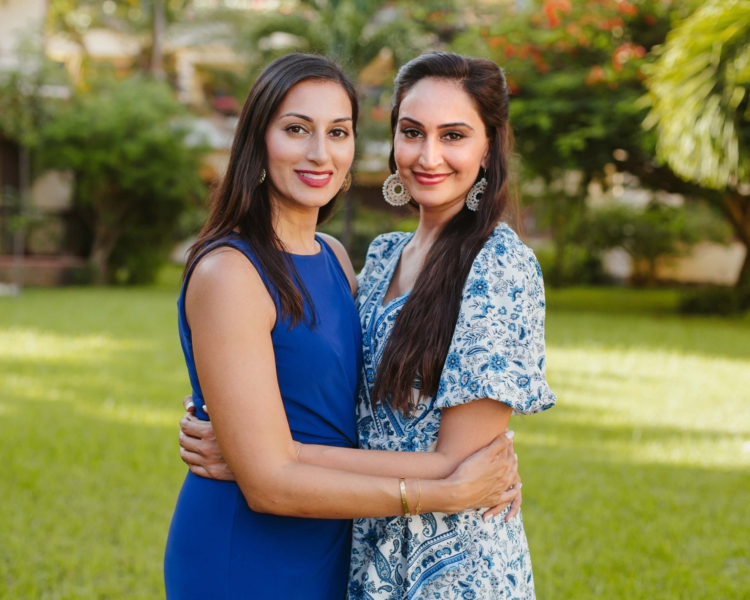Honest and expressive photo of sisters together during a documentary-style family session in Mombasa, Kenya.