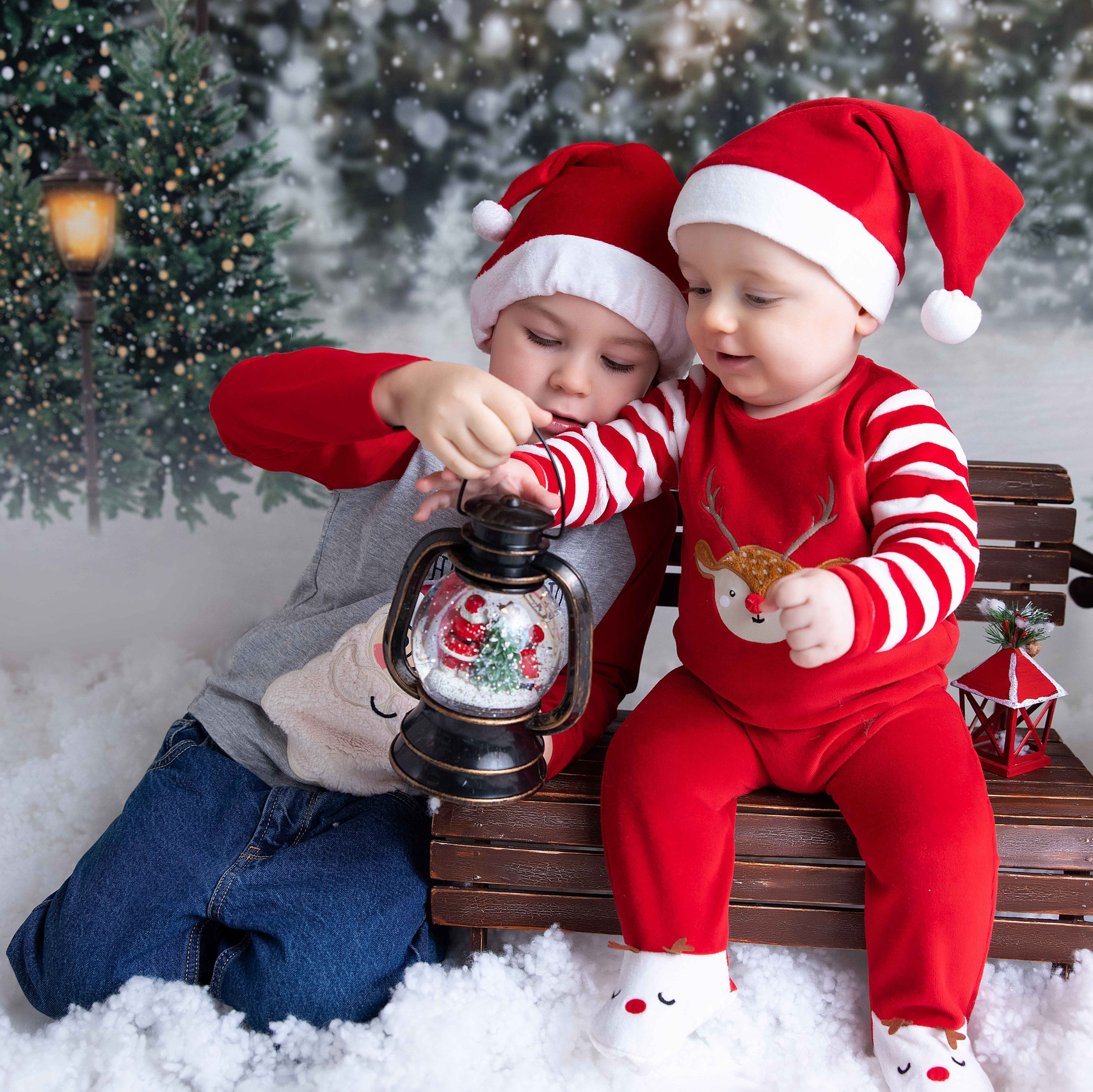 Séance Photo de Noël 2024. Photographe professionelle spécialisée dans la photographie de grosses