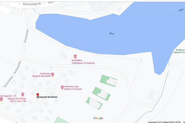 Plan, Schema vom Seepark Kirchheim in Hessen