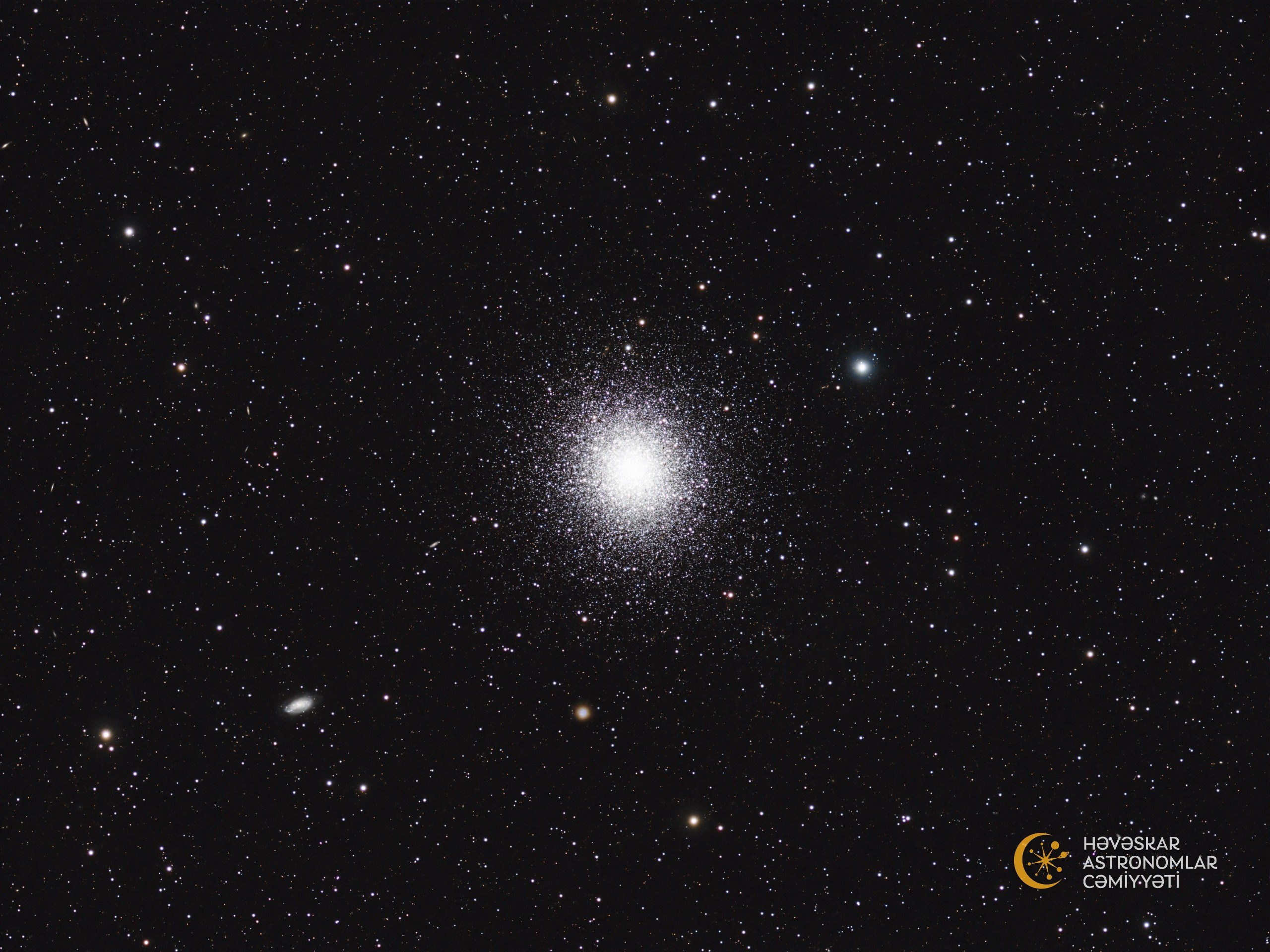 M13 Ulduz topası. Həvəskar Astronomlar Cəmiyyəti — Astronomy.az