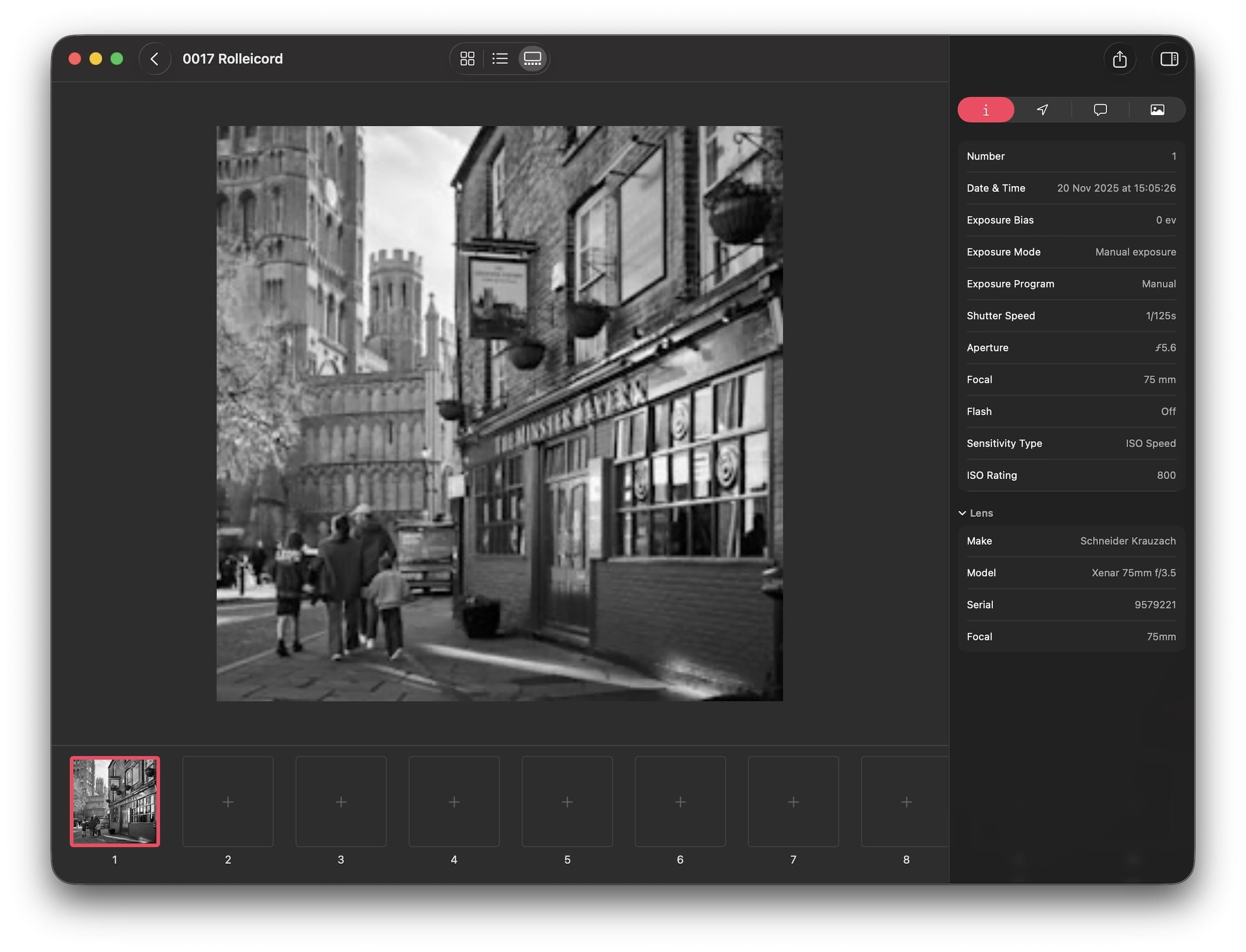 How to Use EXIF Data with Scanned Film Photos | Film Photography Workflow. Hedley Wright Photography | East Anglia Sport, Street, Wildlife, Landscape & Astrophotography