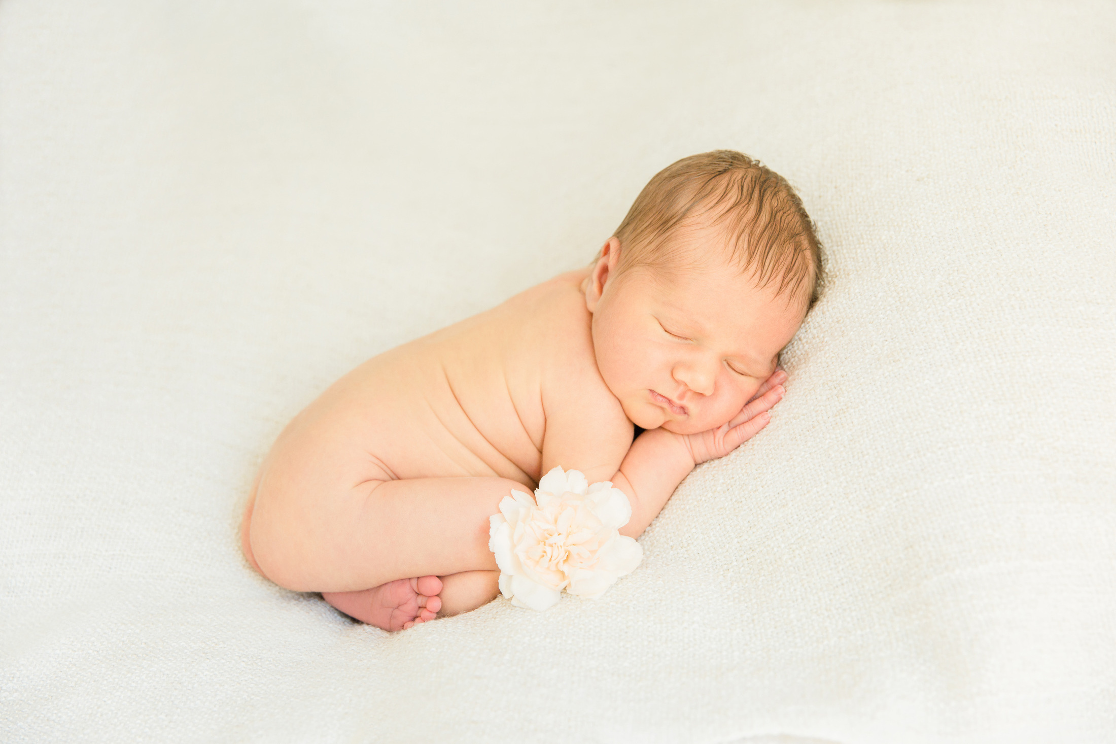 Newborn floral session | newborn photographer Espoo