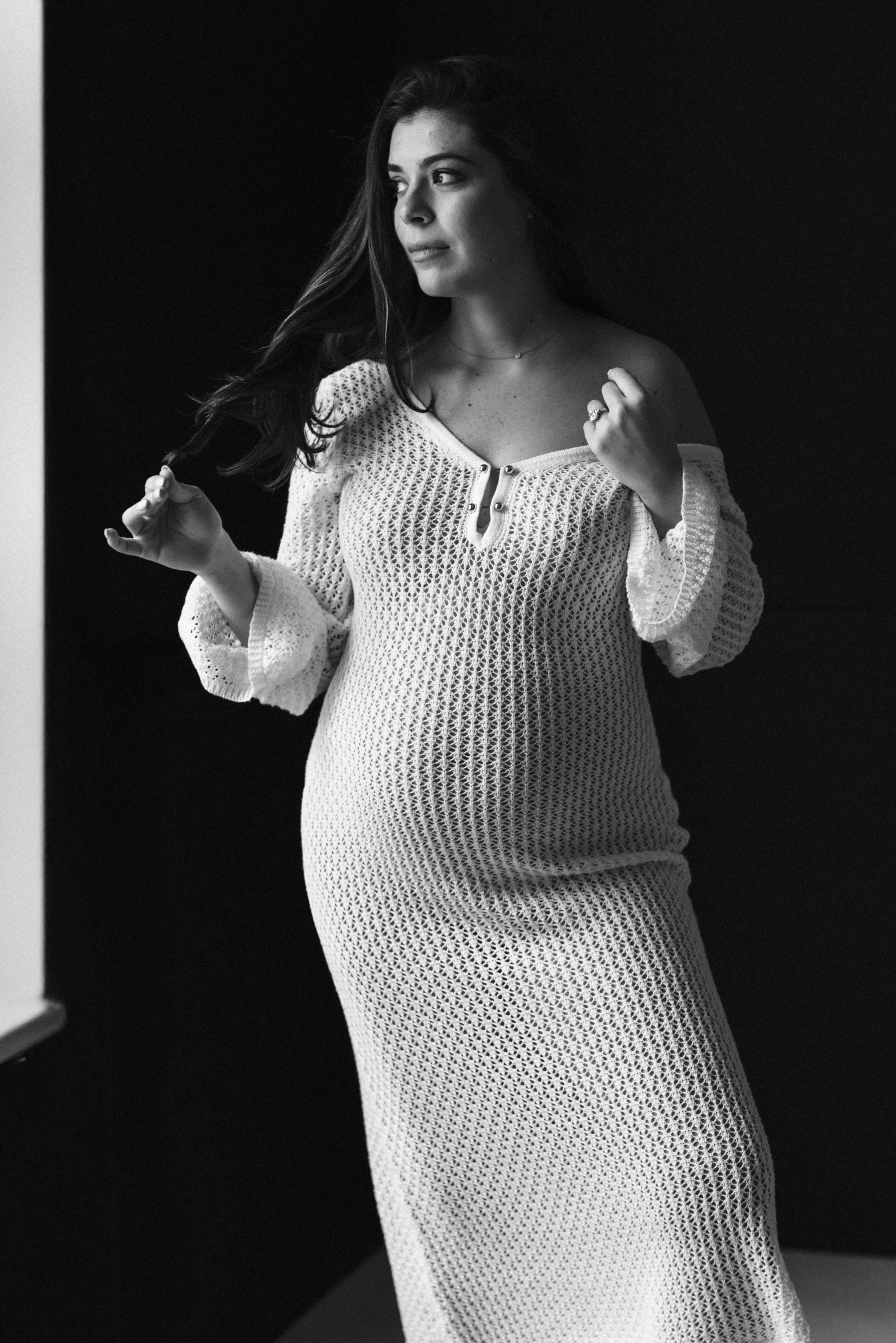 Studio Wardrobe. Modern maternity photographer in Long Island New York