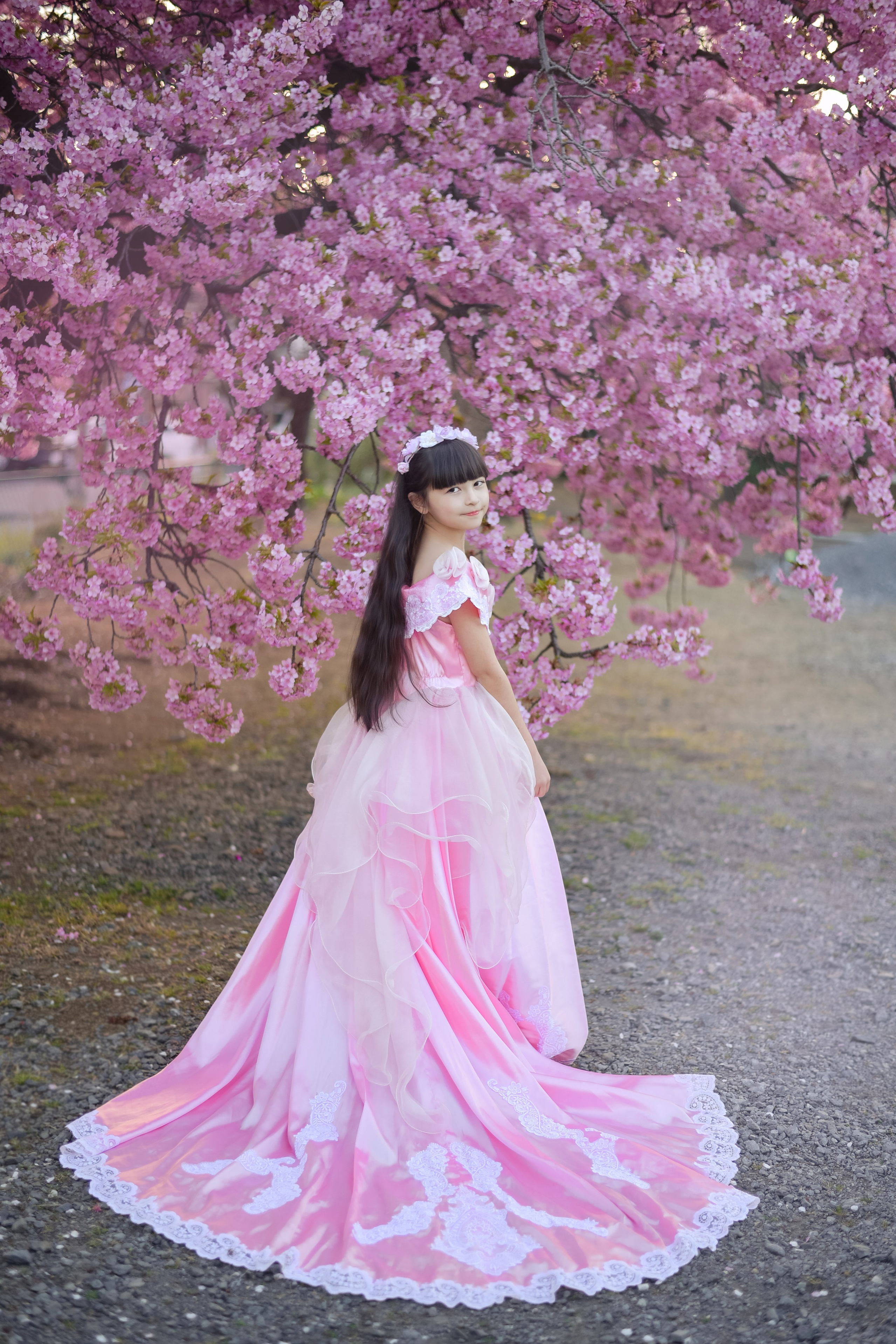 Rental dress. Photographer in Tokyo, Japan