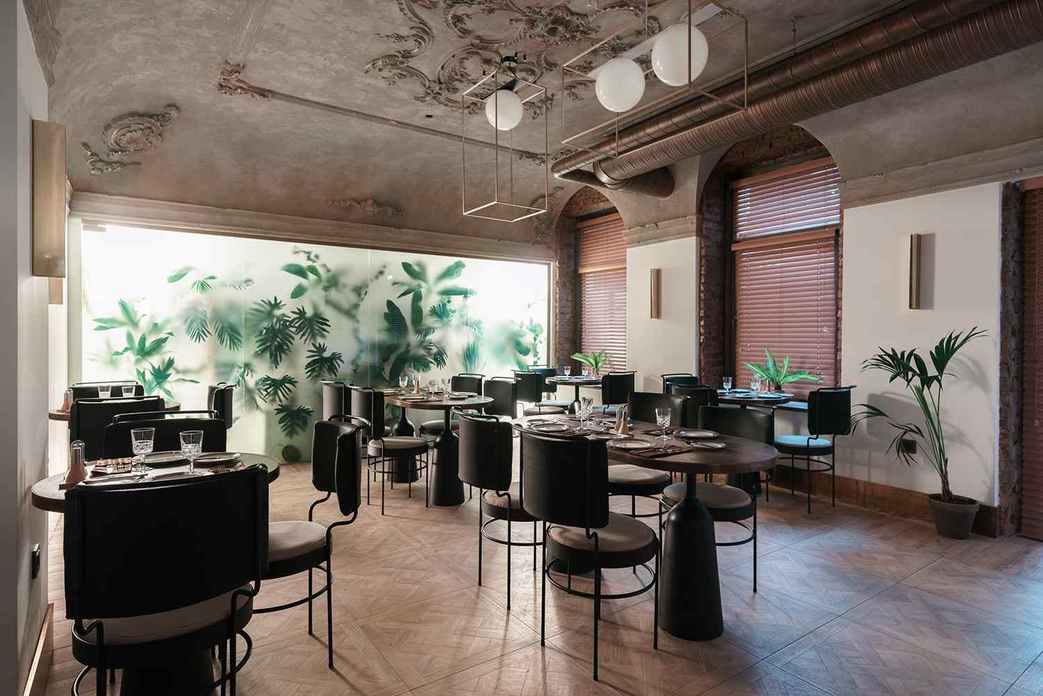 MOOD INDIGO RESTAURANT. Interior Design & 3D Rendering | Alena Bulataya Design Buro