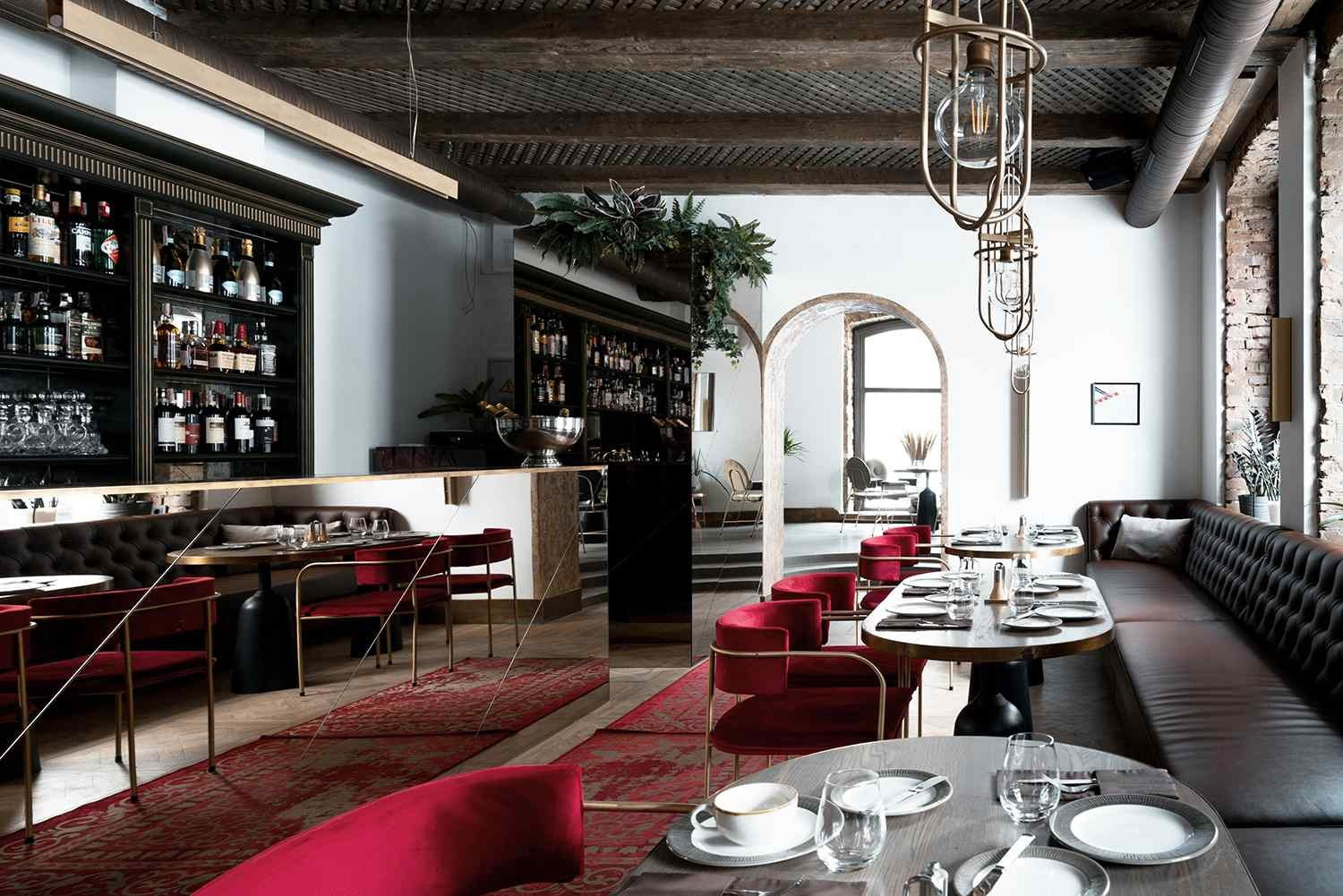 MOOD INDIGO RESTAURANT. Interior Design & 3D Rendering | Alena Bulataya Design Buro