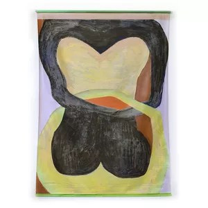 Студенческая работа Yale School of Art 2024: абстрактная композиция из нитей и бумаги в духе Анни Альберс. Минимализм, взаимодействие цвета и материала — прямое продолжение курса Interaction of Color. 