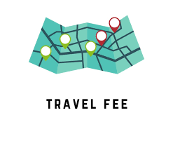 Travel fee. Color Boom
