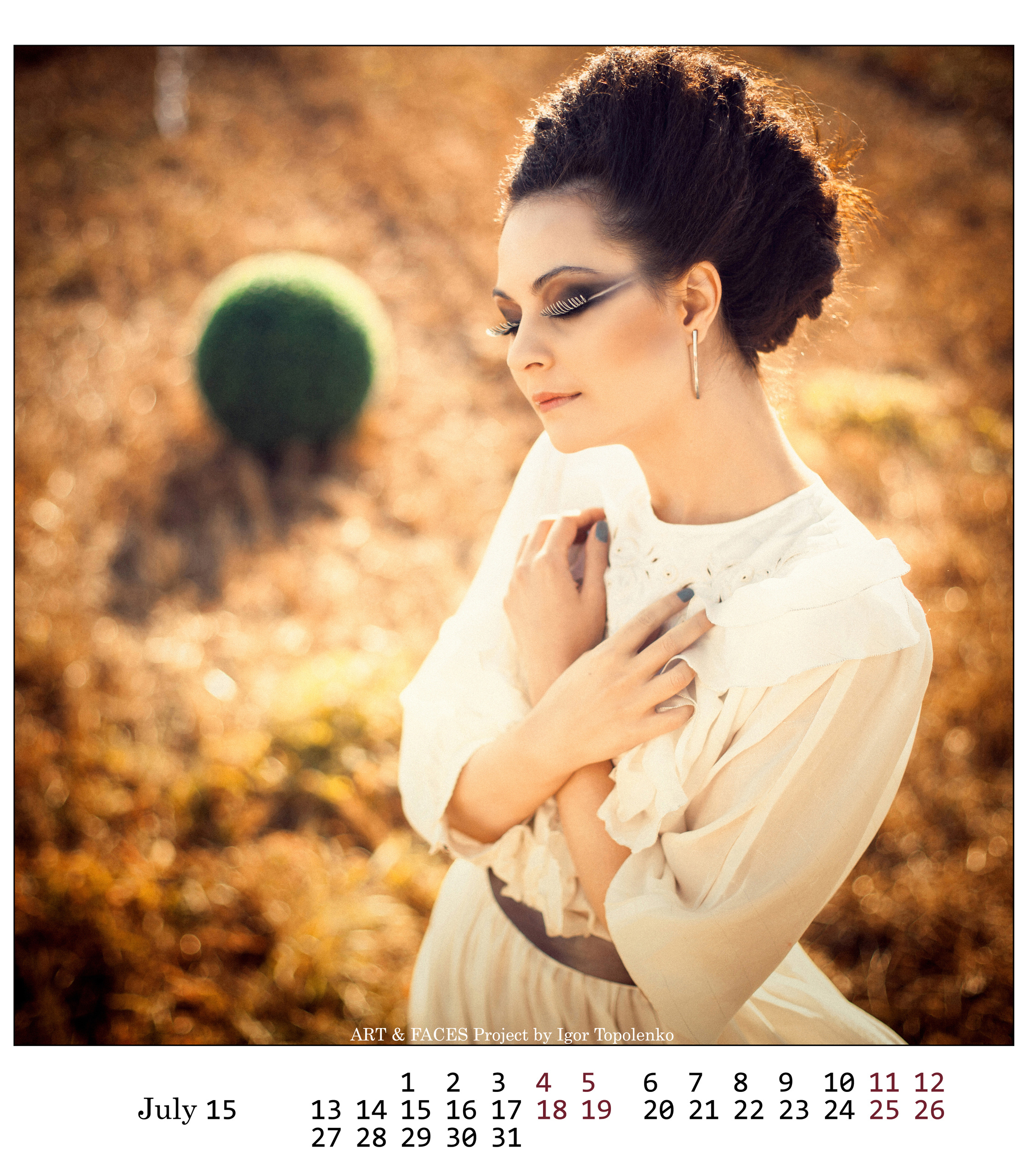 Календарь ART & FACES Project. Фотограф Ігор Тополенко Арт- фото та весільна фотографія Україна Київ