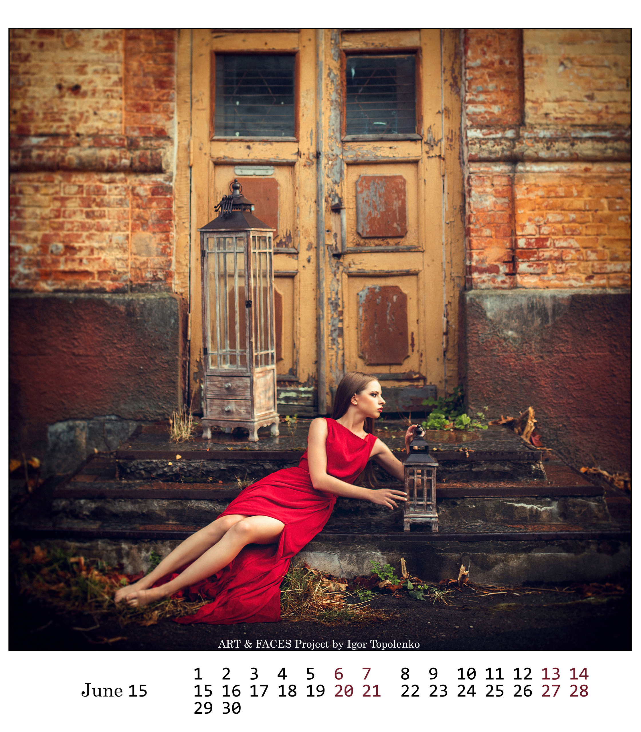Календарь ART & FACES Project. Фотограф Ігор Тополенко Арт- фото та весільна фотографія Україна Київ