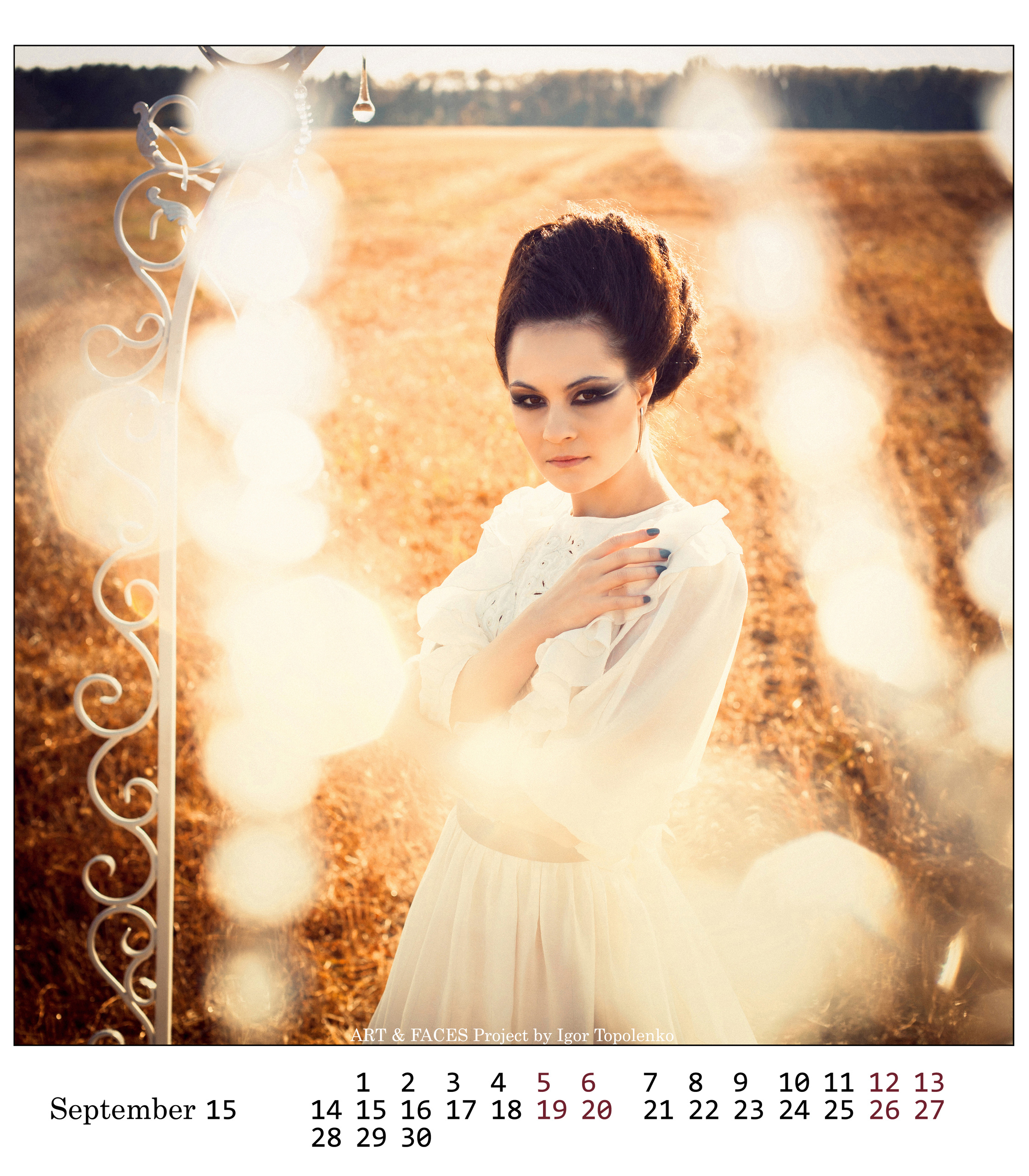 Календарь ART & FACES Project. Фотограф Ігор Тополенко Арт- фото та весільна фотографія Україна Київ