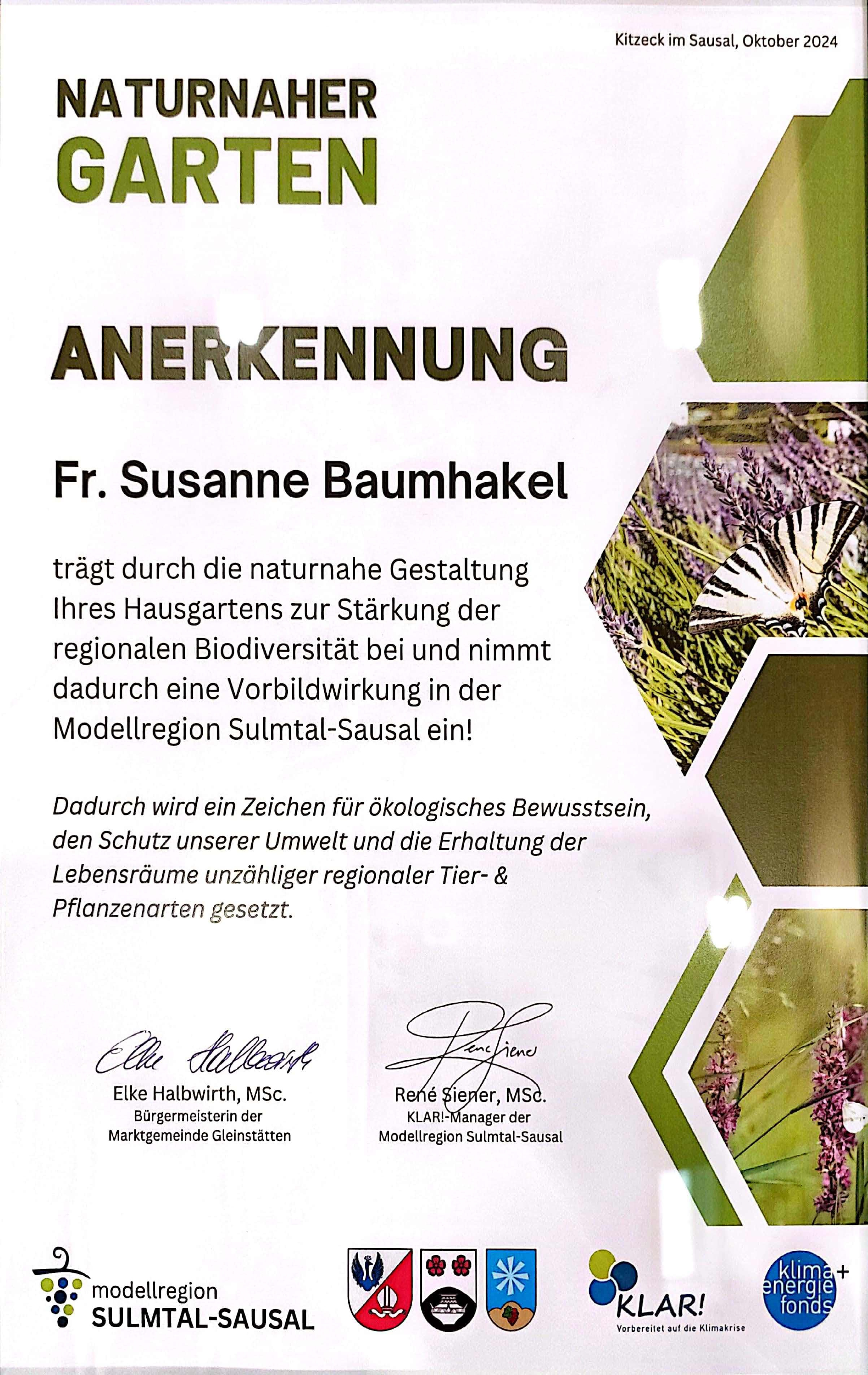 Zertifikate. Honigmascher