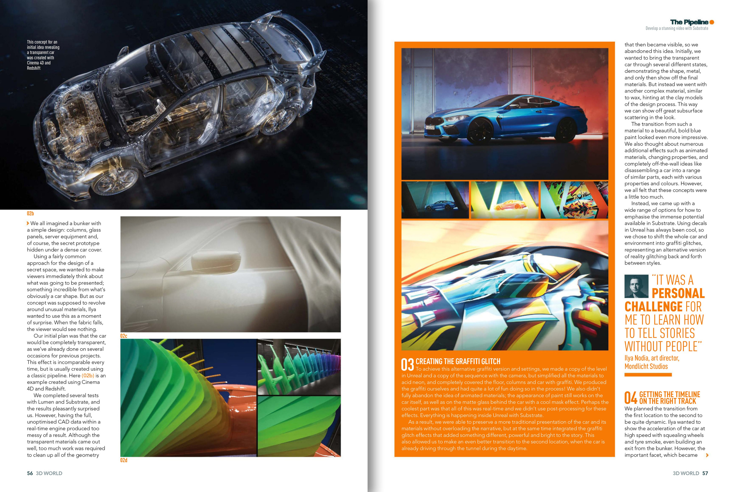 Press: 3D World 308, FEB 2024. Ilya Nodia — Cinematic Stories, Directing, Advertising