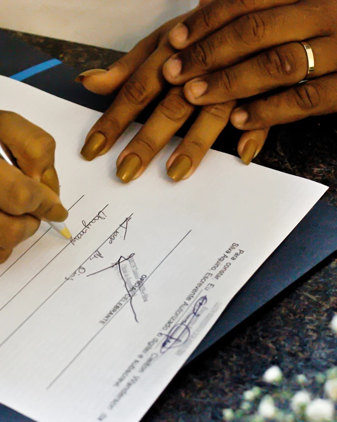 Casamento. Fer fotografia