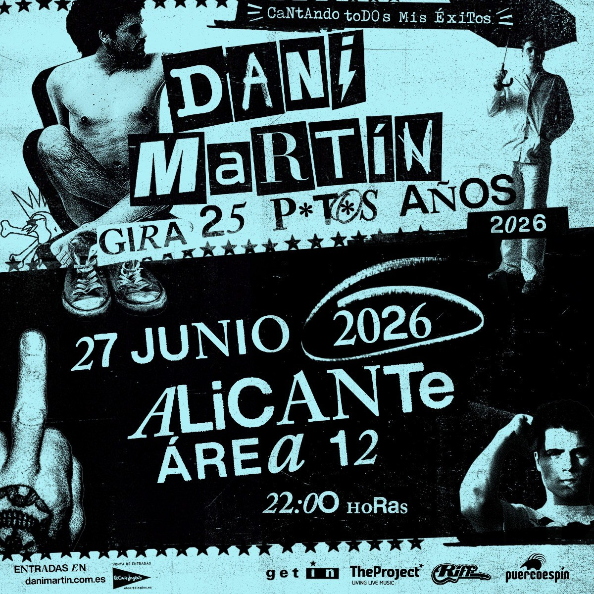 Dani Martín live in Alicante 2026: 25th anniversary career tour | FOTKAI