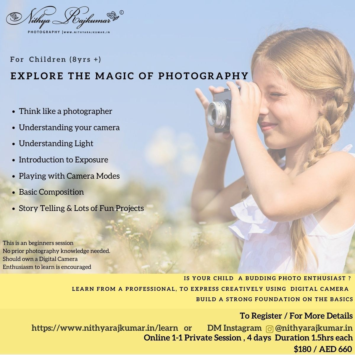 Learn Photography. Nithya Rajkumar Photography | Personal Brand, Headshot & Mother-Child Portrait Photographer Dubai