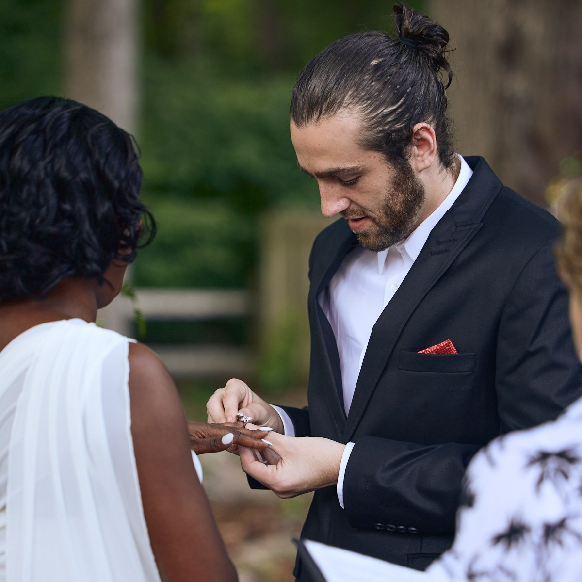 Micro wedding family photos in Columbus Ohio