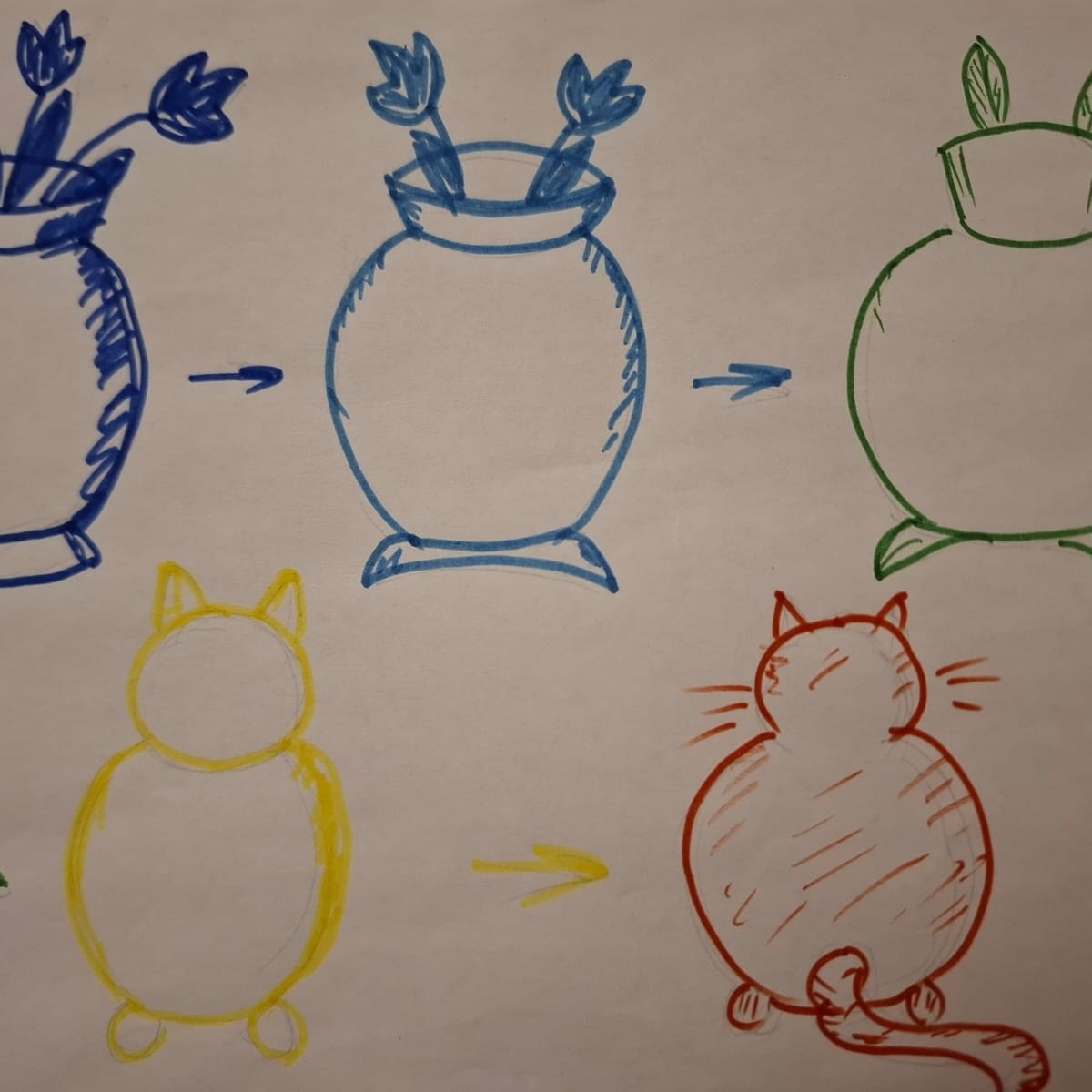 Работы учеников школы Лени Сморагдовой — рисование с нуля за 10 недель. Школа современного искусства Лени Сморагдовой