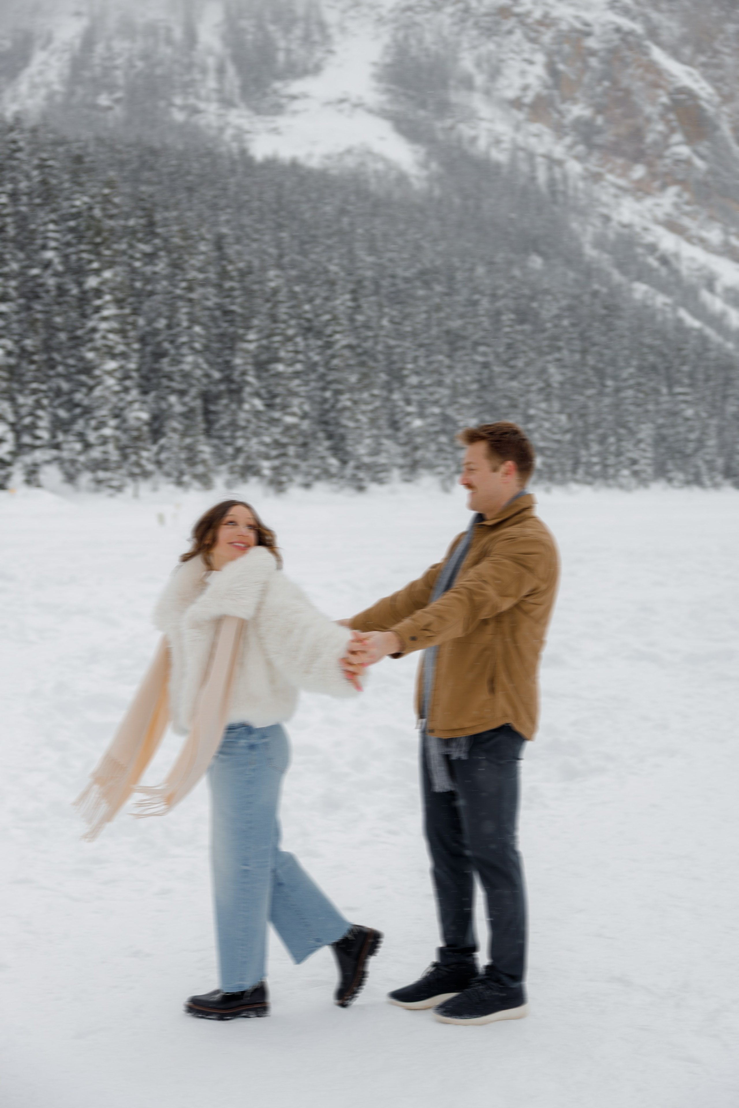 Lake Louise engagement session. Home