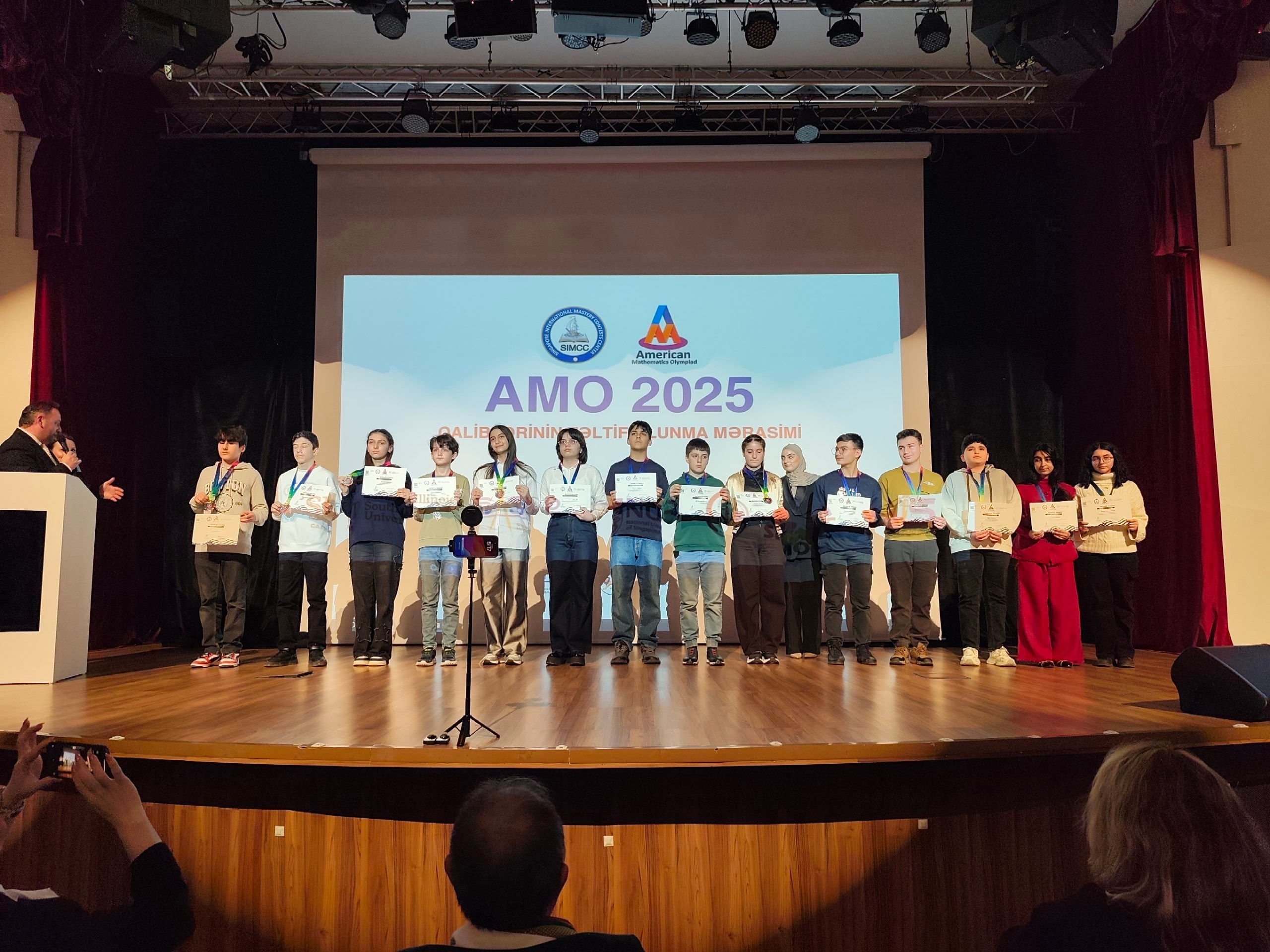 AMO Award Ceremony-Success of the Virtual American Spaces Math Club Founded by Juneyd Ganbarov. IIMACS — The International Institute of Mathematics, AI & Computer Science
