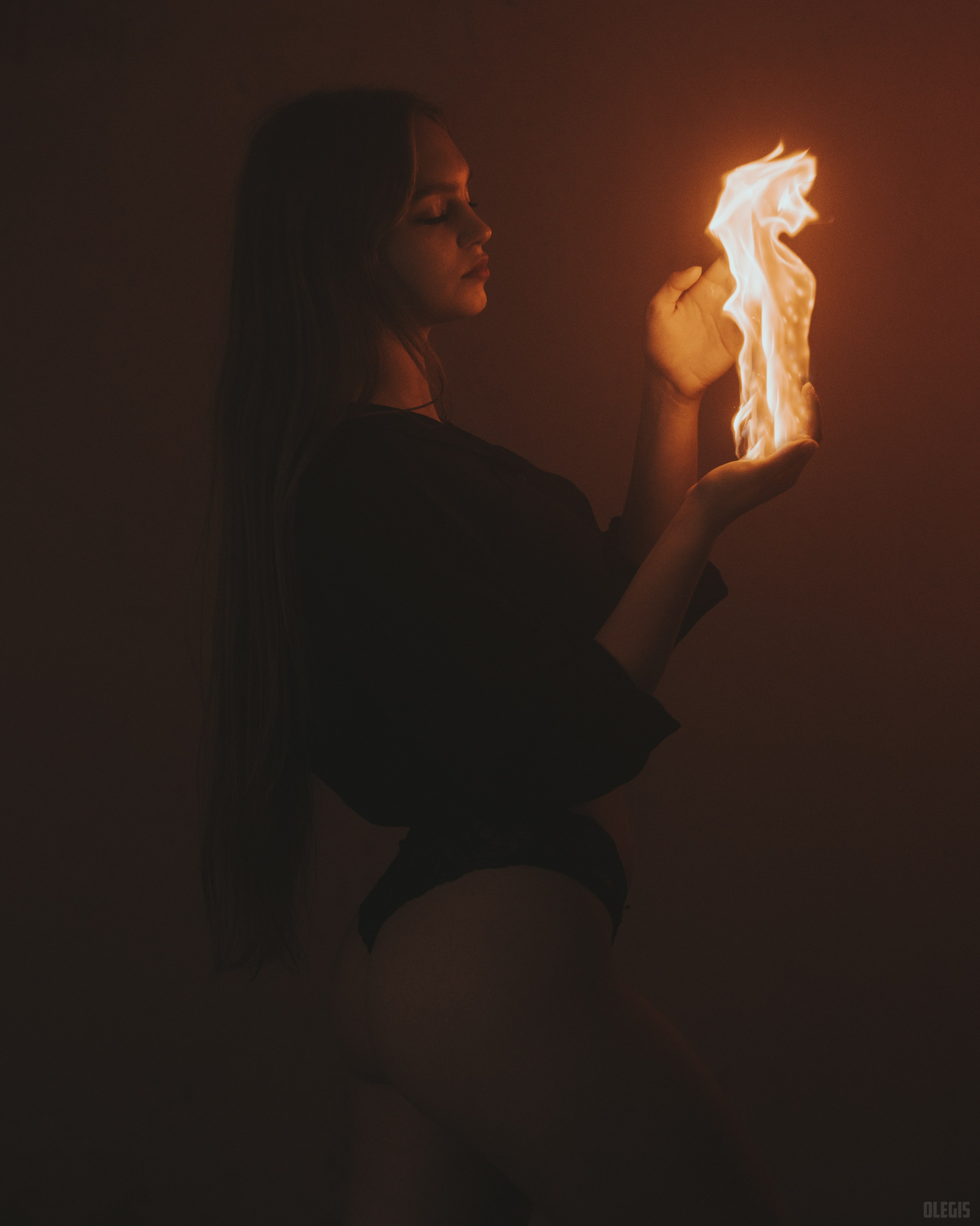 Фотосесія з вогнем. Фотограф | Відеооператор Нікополь Олег Ісаченко