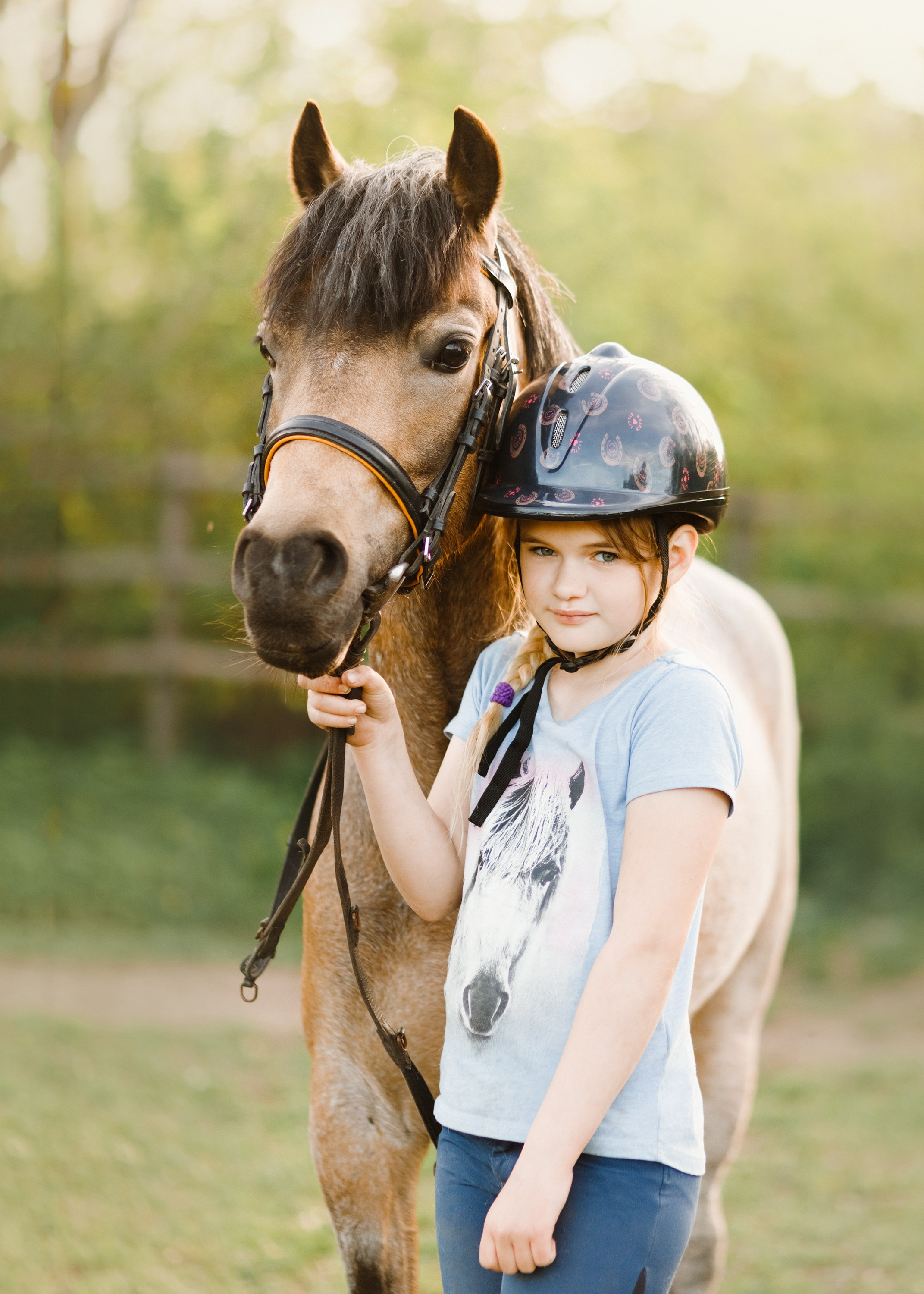Girls & horses, summer. Kaja | fotograf psów we Wrocławiu