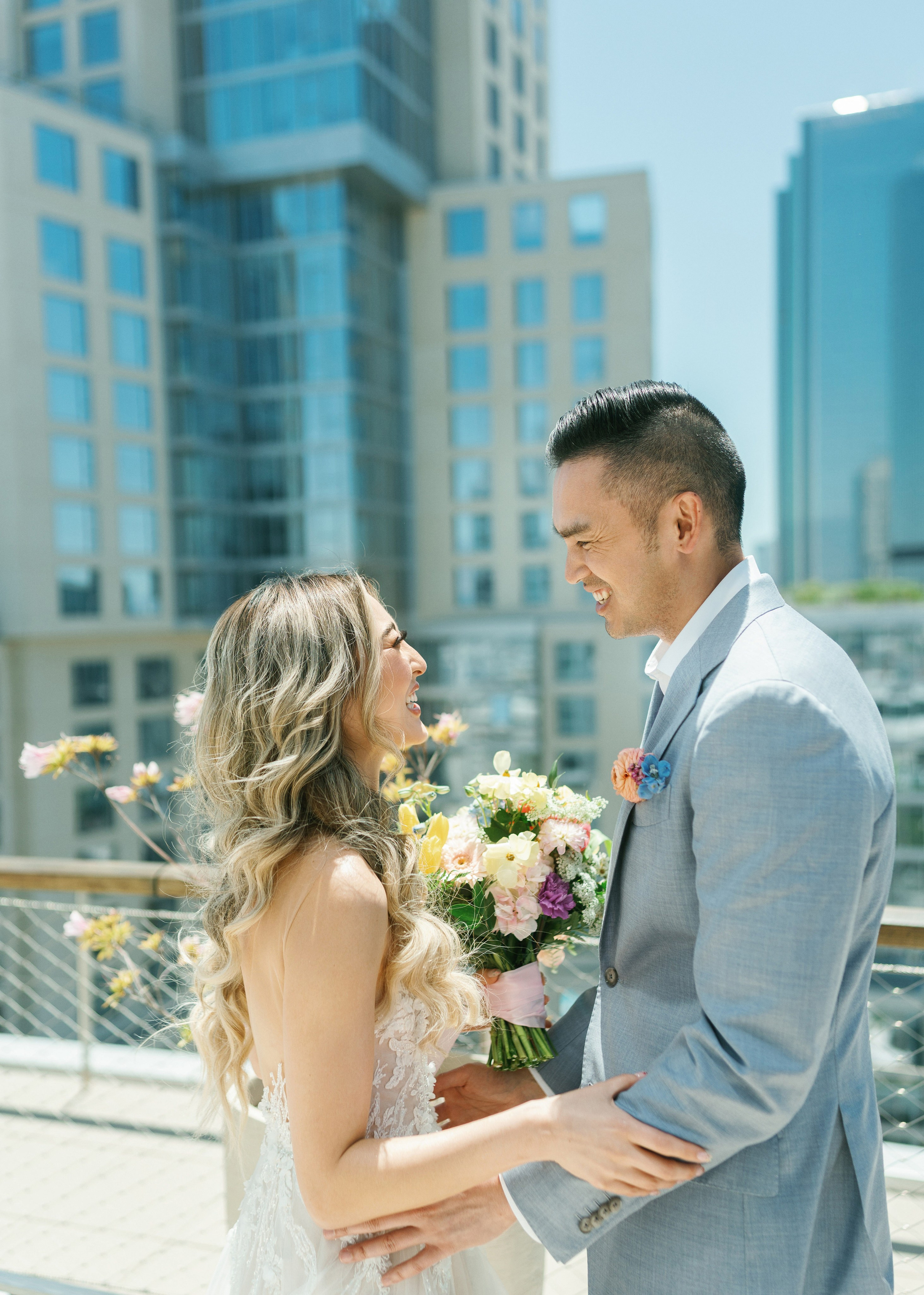 Wedding at Conrad Hotel Los Angeles. Wedding Photography & Videography Team in California, Los Angeles, San Francisco, San Diego and Travel