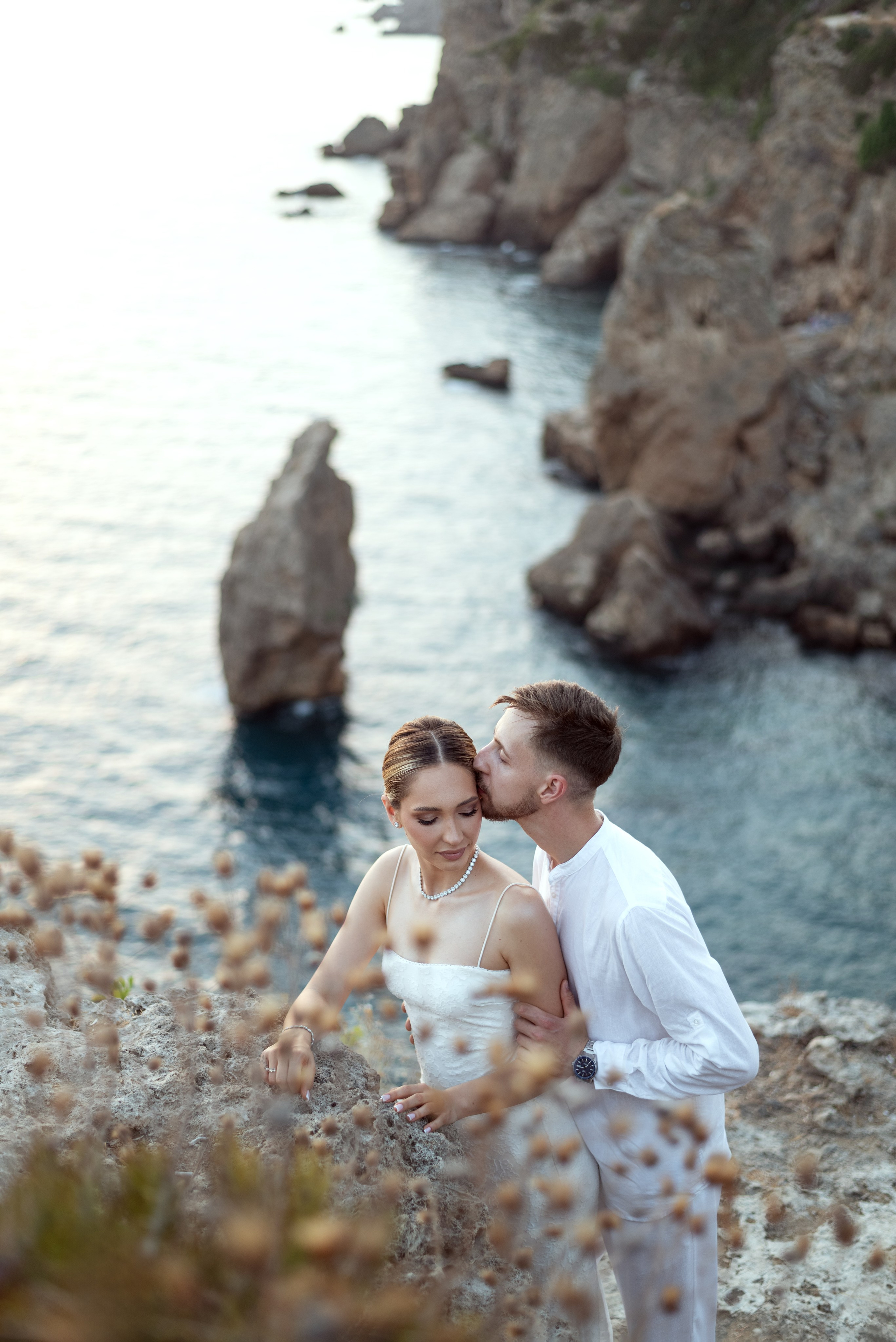 Скалы на море с шикарным видом. Фотограф Анталия, Кемер, Белек, Сиде Дарья Кая