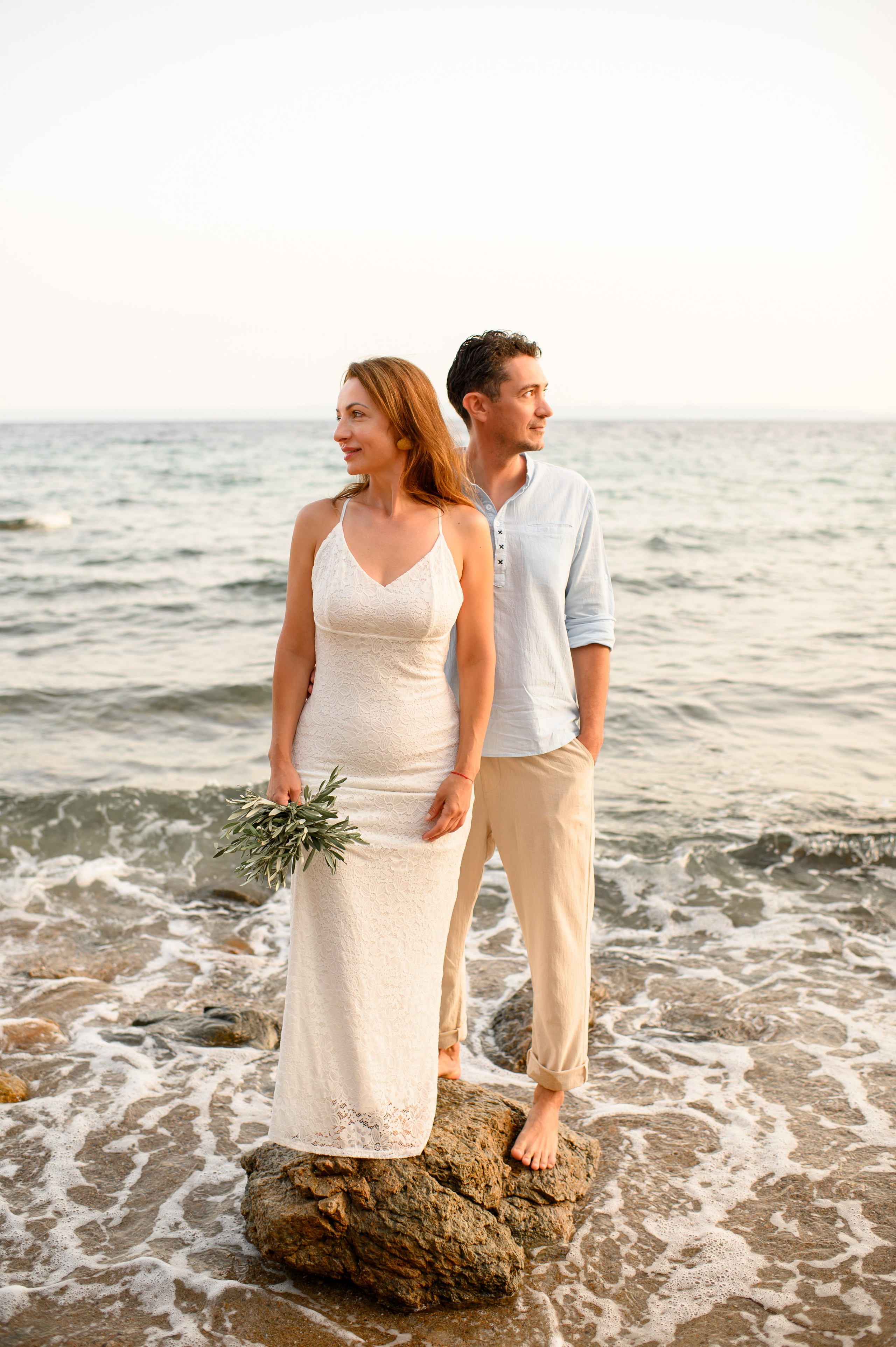 Elopement Beach Halkidiki. Family, children, portrait, and event photography in Thessaloniki