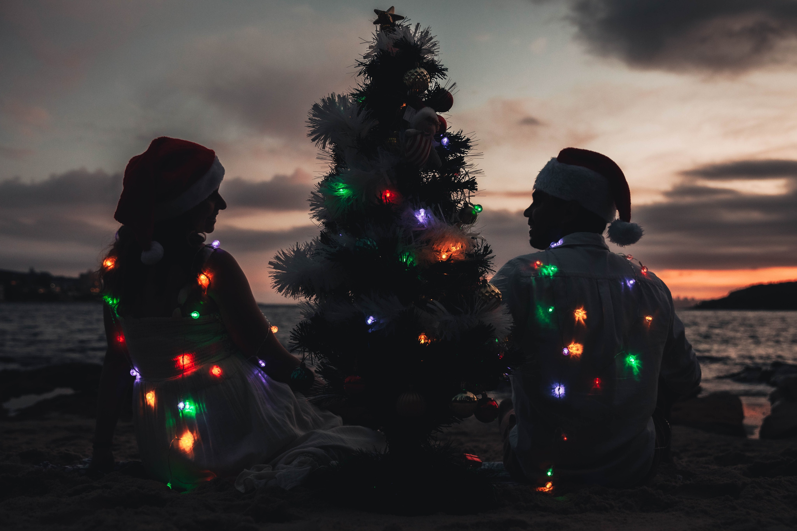 Heather + Tulio + Pregnant + Christmas. True Story Photography