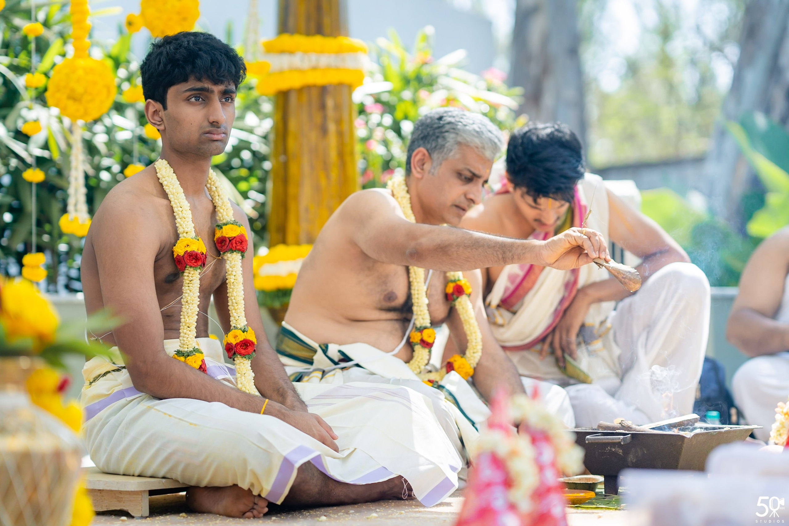 SANJAY AND SAKETH UPANAYANA. 50mm STUDIOS