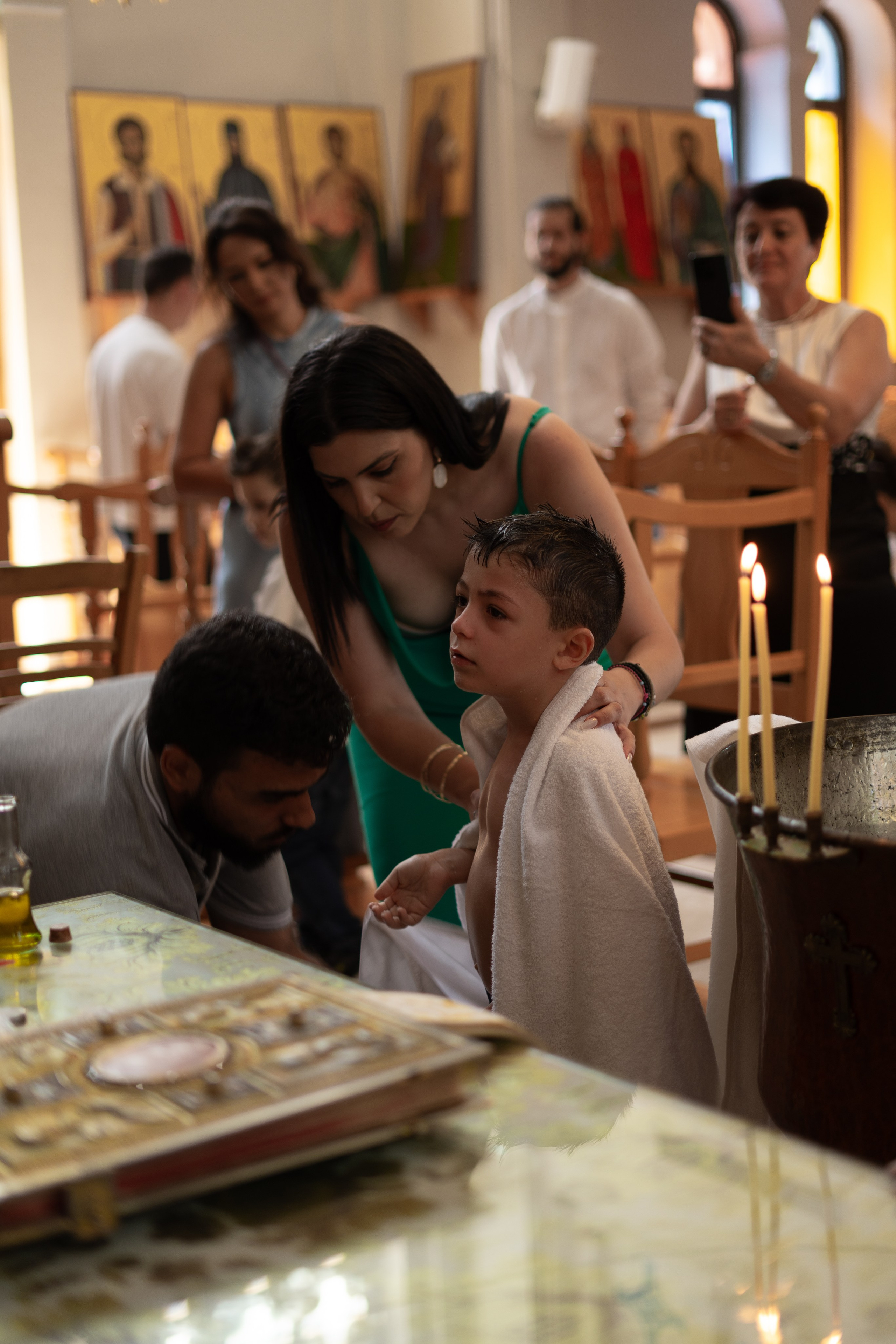 George's baptism day (short report). Ваш Фотограф на Кипре, Нино Келесиду