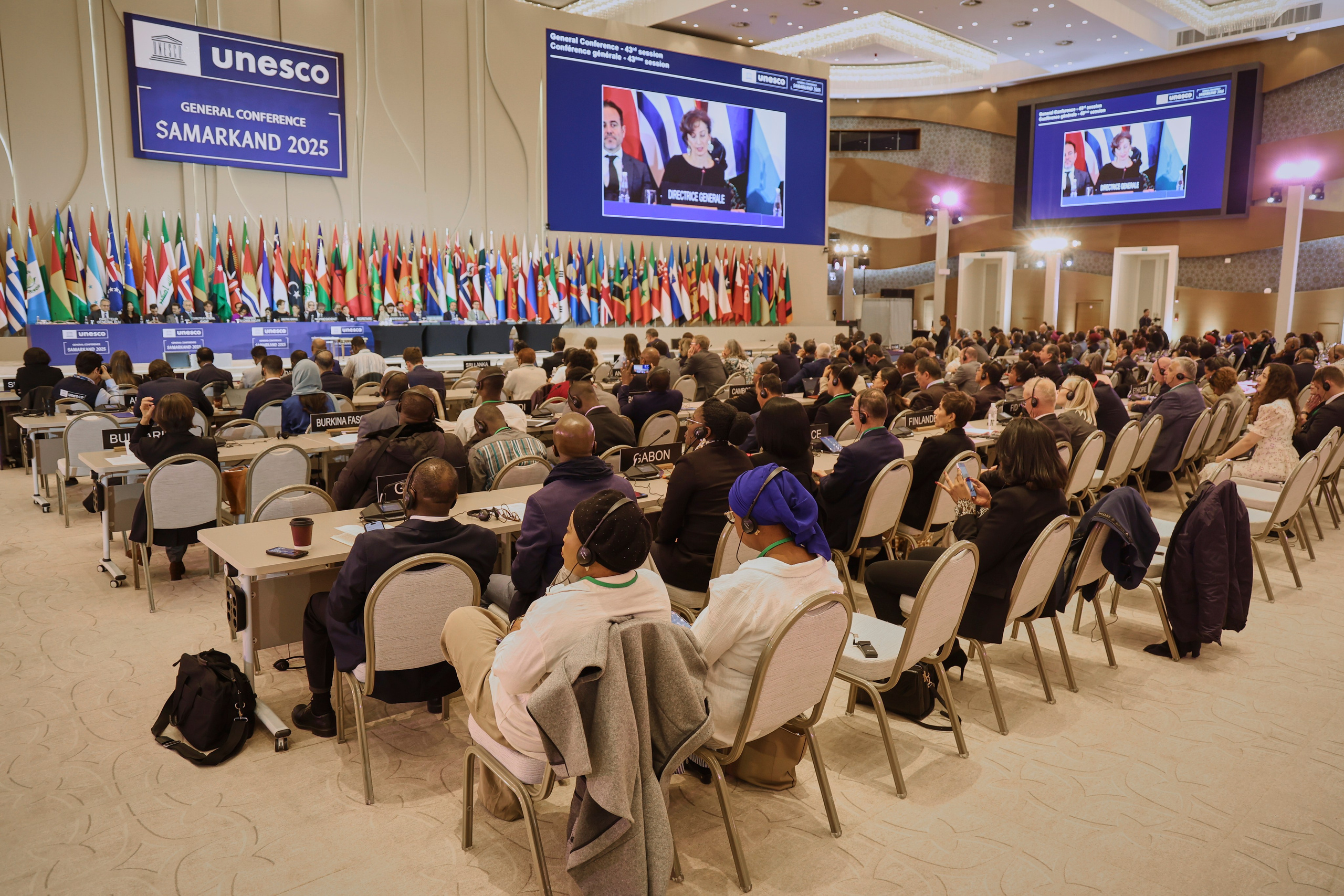 General conference UNESCO 2025 Uzbekistan. Photographer in Uzbekistan and Samarkand Djasur Marupov